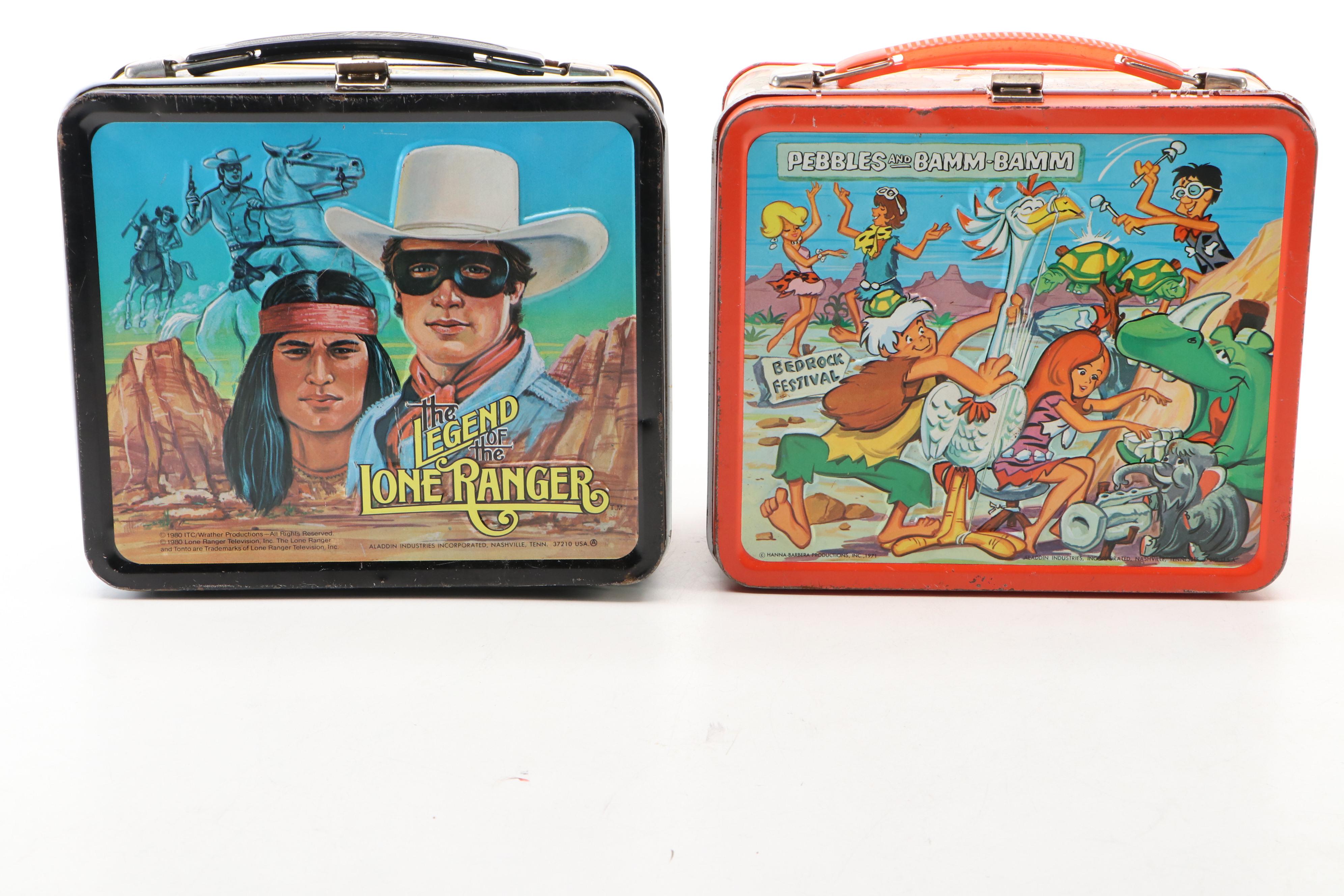Aladdin "The Legend of the Lone Ranger" and More Lunchboxes, 1970s-1980s