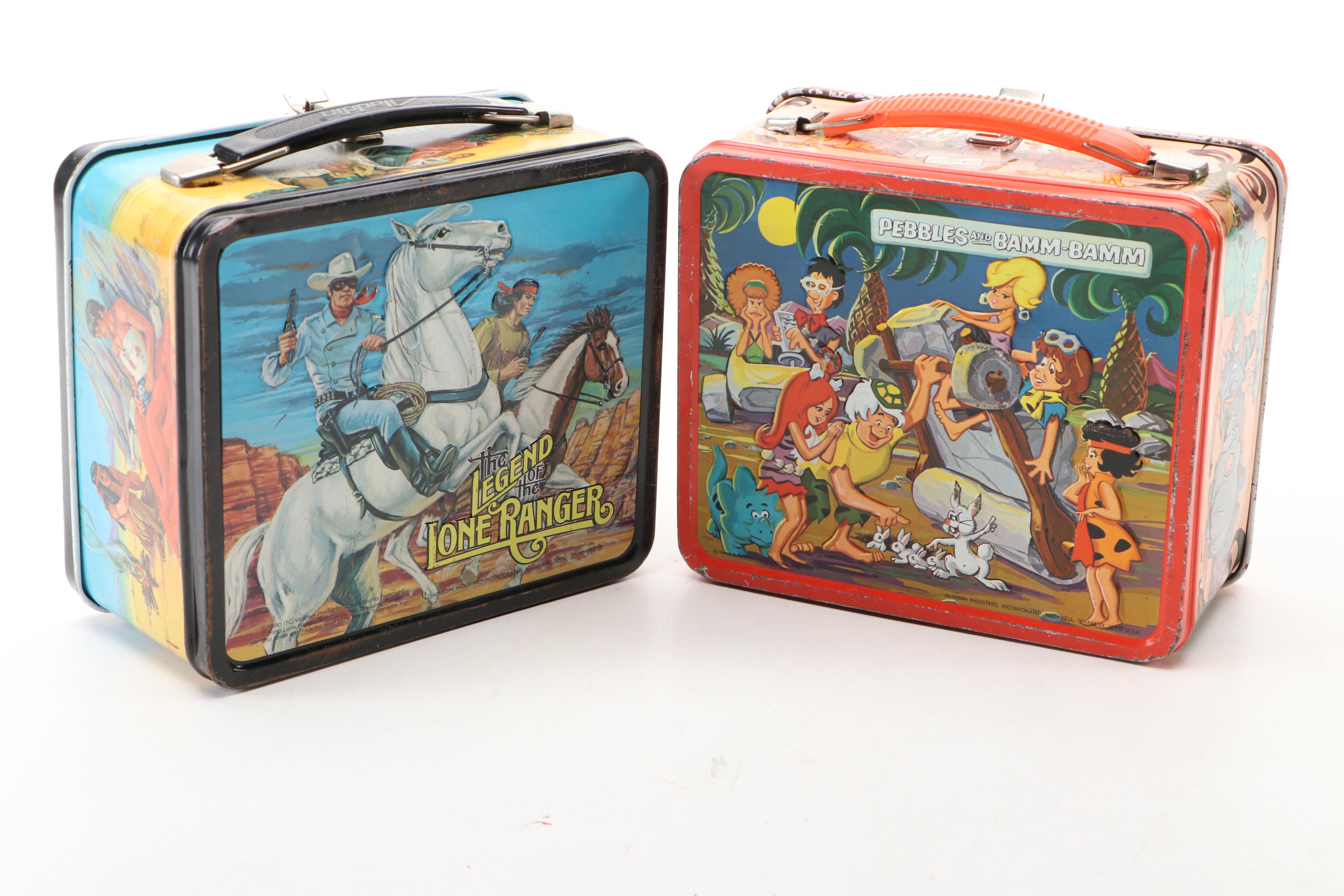 Aladdin "The Legend of the Lone Ranger" and More Lunchboxes, 1970s-1980s