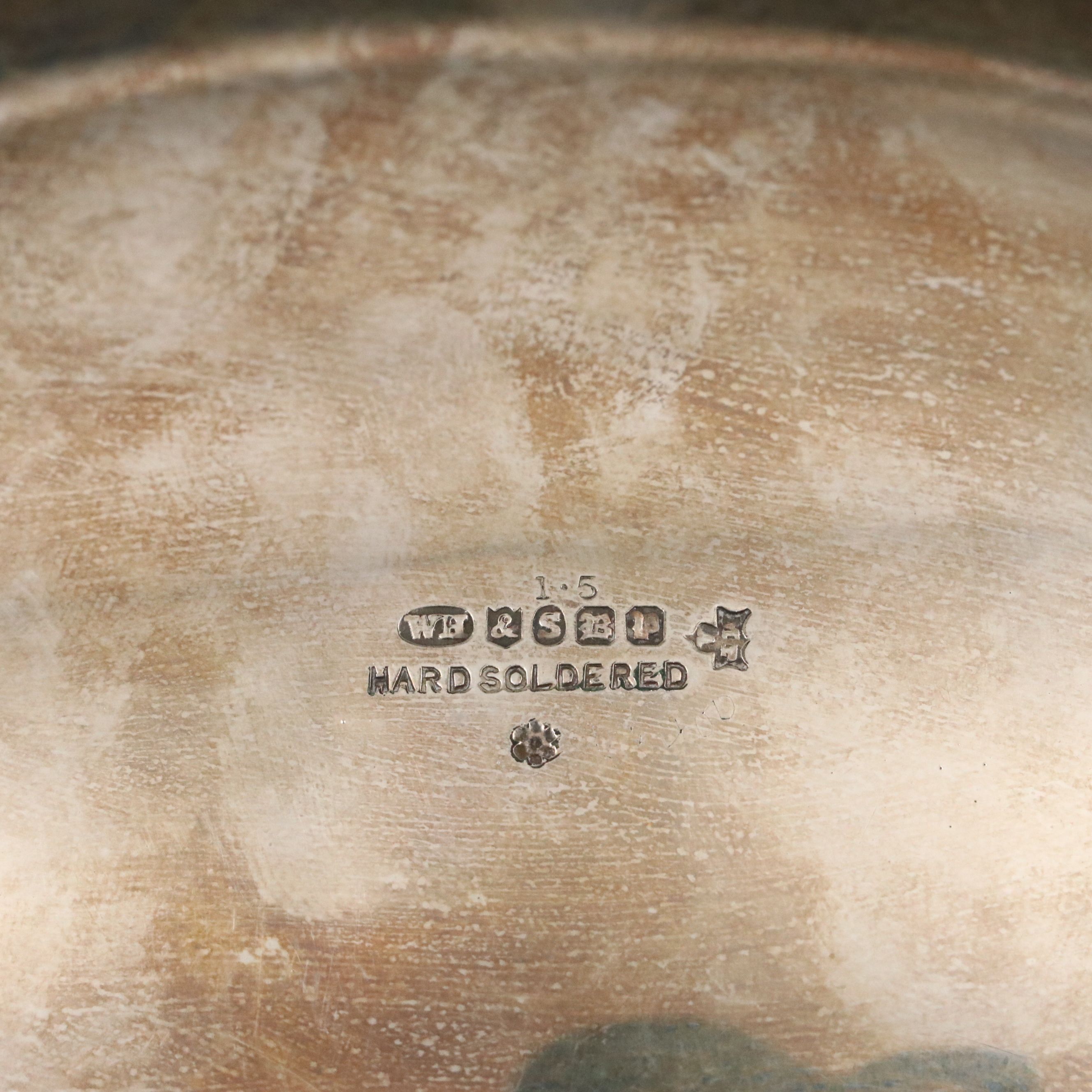 Edwardian Style Silver Plate Revolving Dome Buffet Server, Early 20th Century