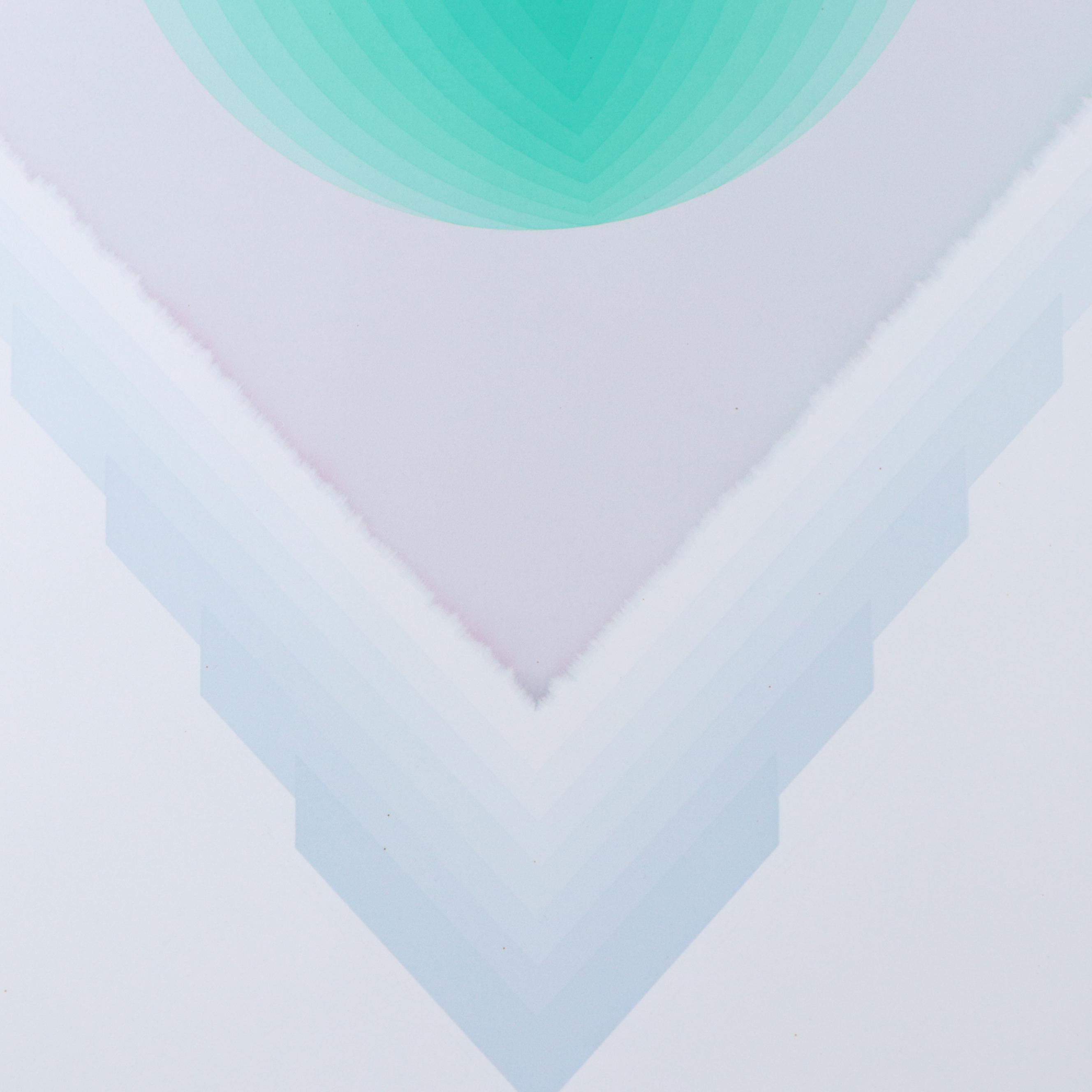 Nobuteru Shimotakahara Op Art Serigraph "Time and Space (J-101)"