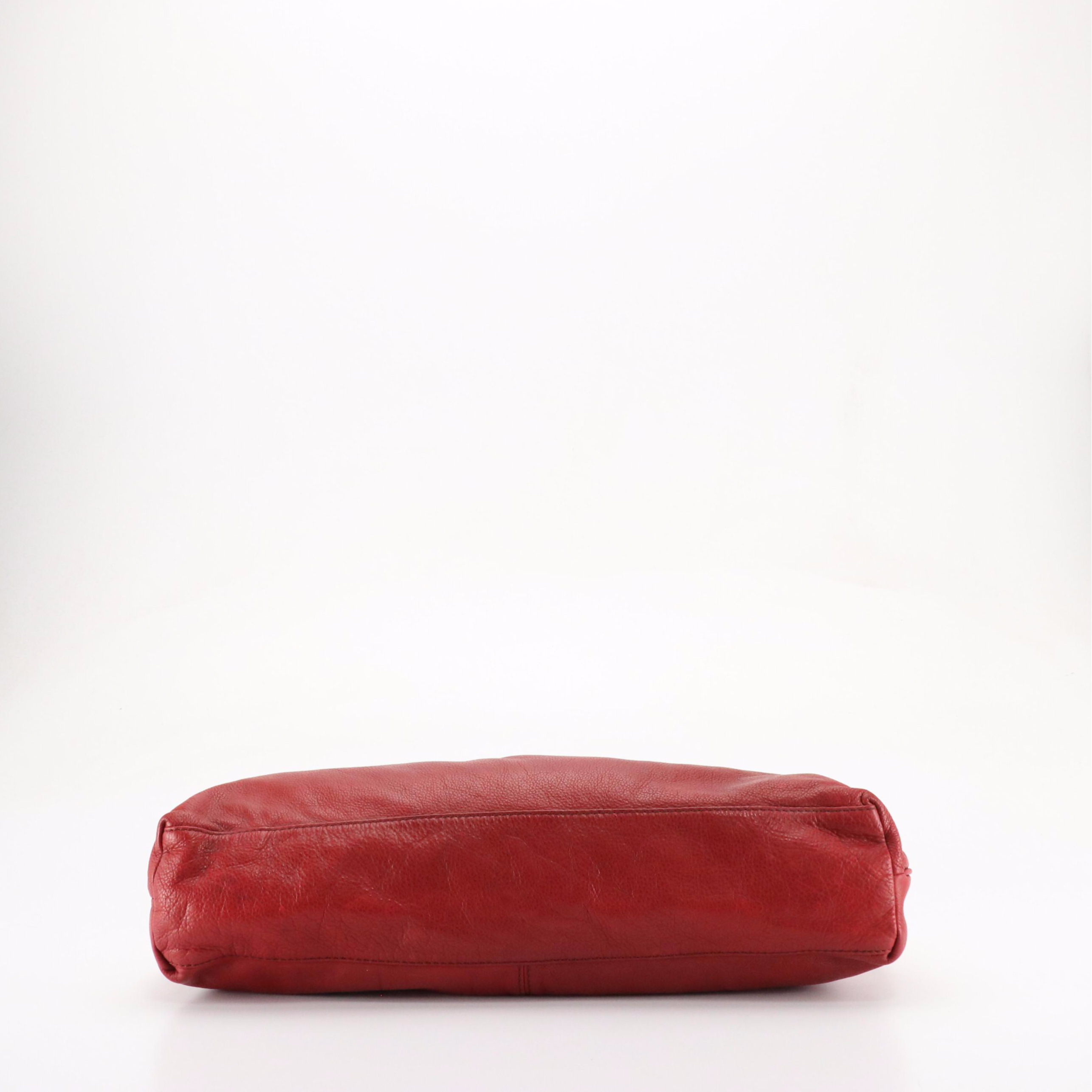 Marc Jacobs Large Red Leather Satchel, Michael Kors Bucket Tote and Hobo Bag