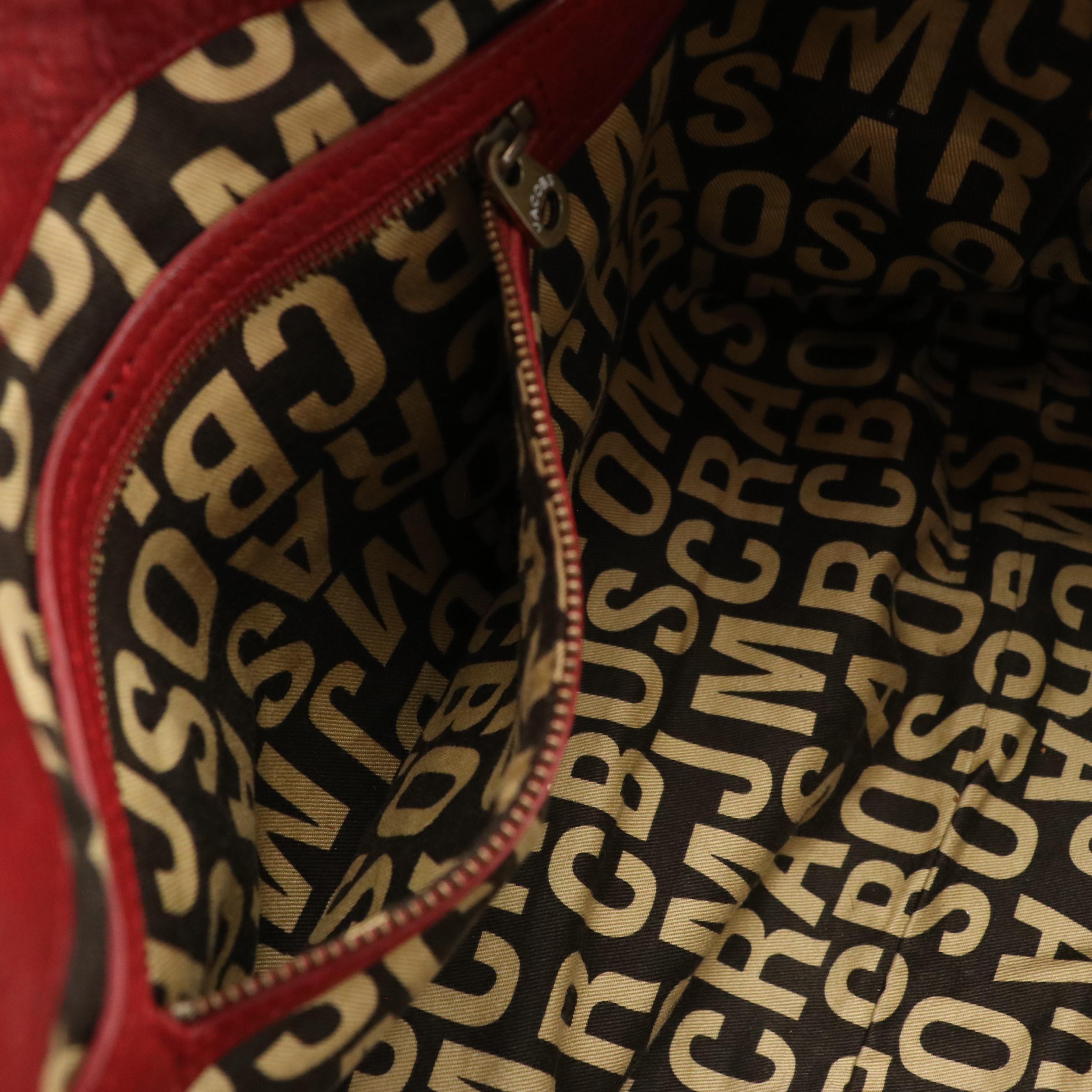 Marc Jacobs Large Red Leather Satchel, Michael Kors Bucket Tote and Hobo Bag