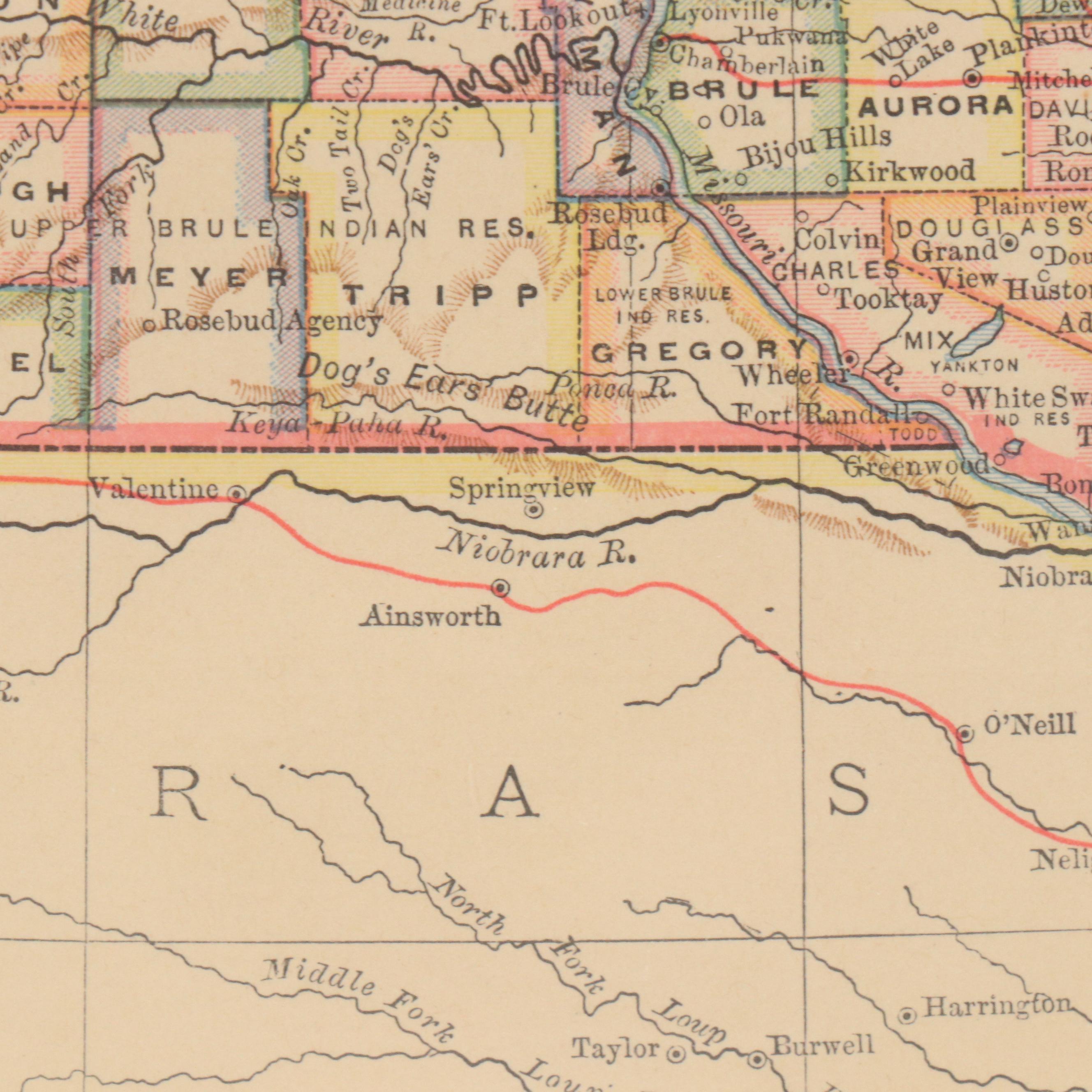 Wax Engraved Maps "Dakota" and "Physical Map of North America"