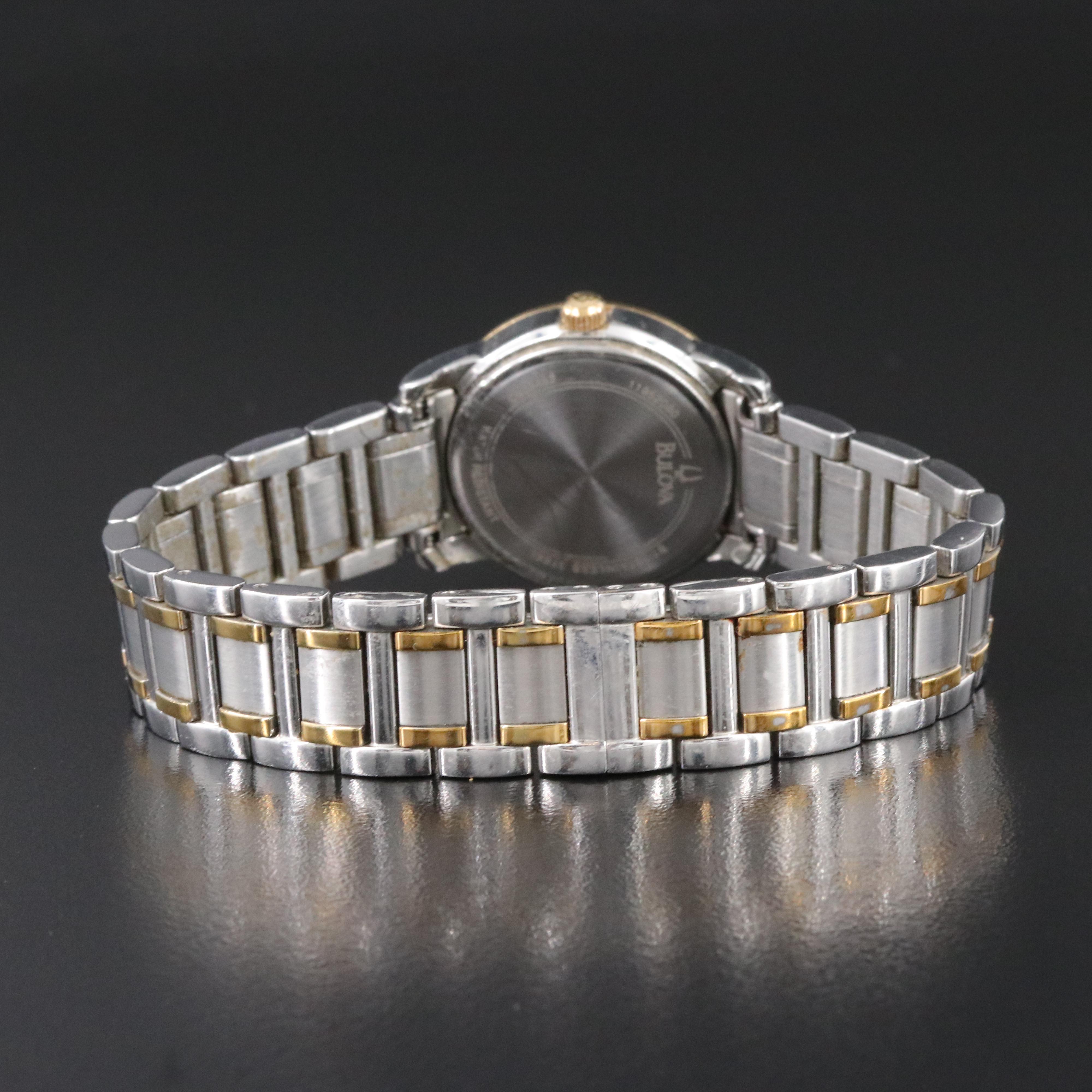 Bulova Mother-of-Pearl, Diamond Dial and Bezel C637452 Watch