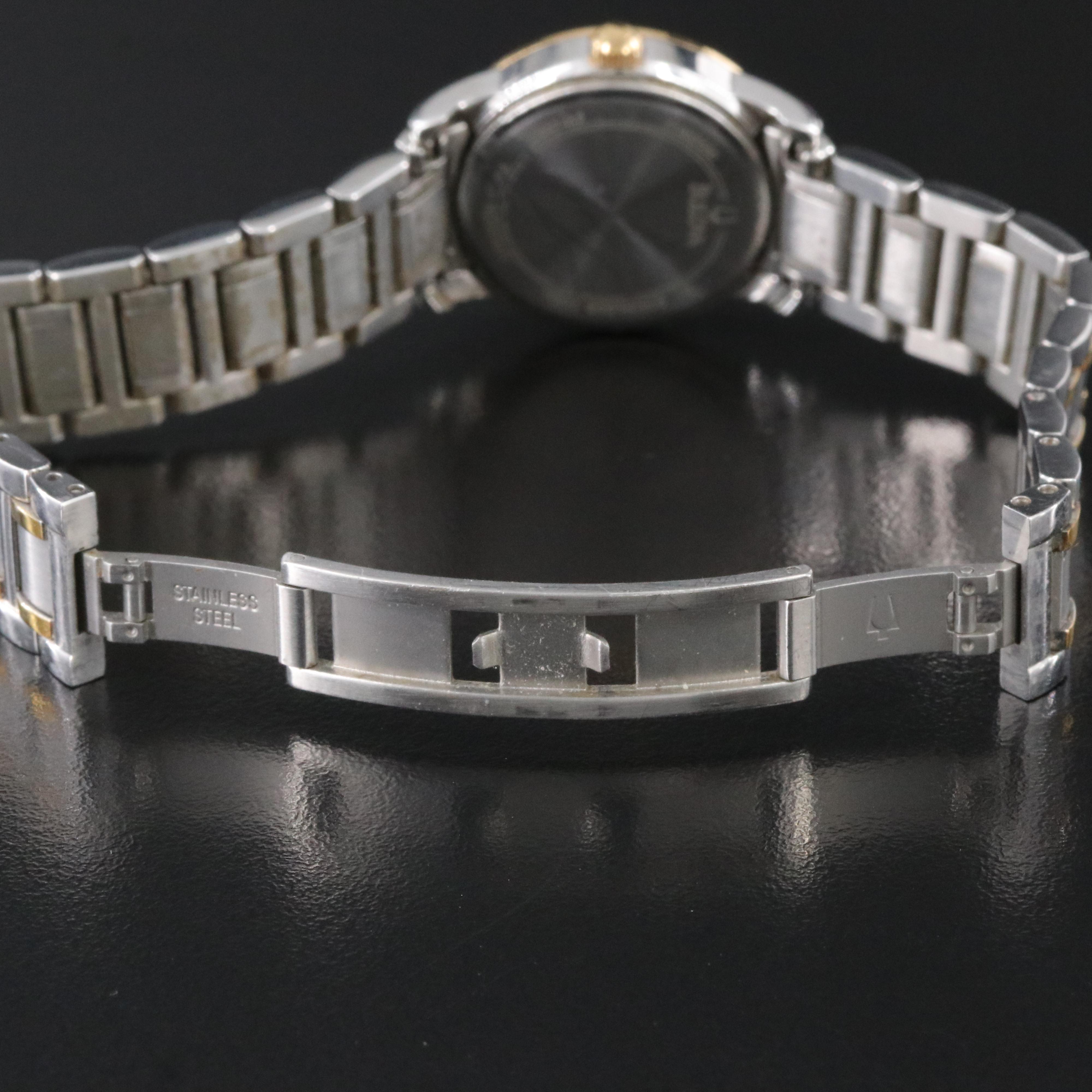Bulova Mother-of-Pearl, Diamond Dial and Bezel C637452 Watch