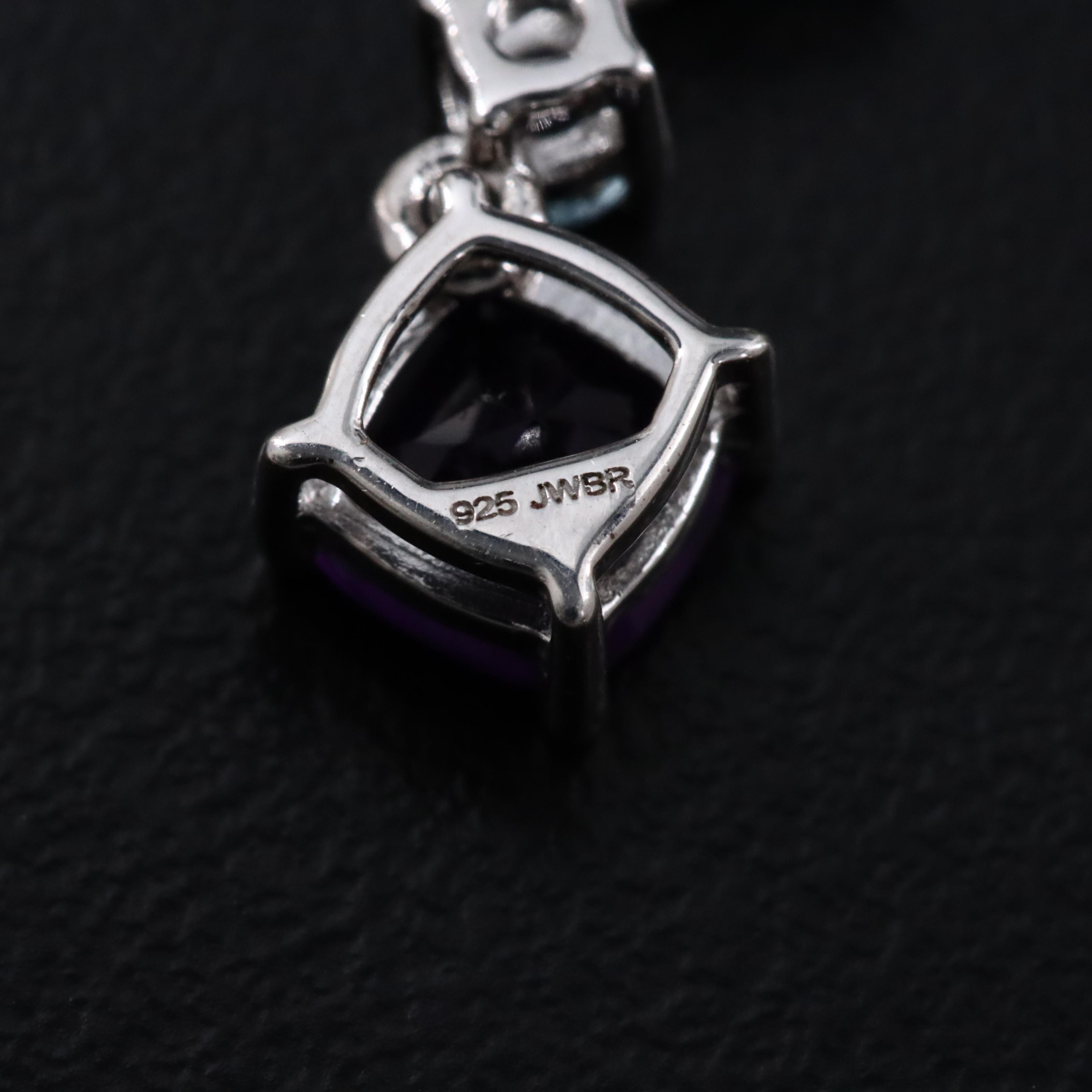 Sterling Gemstone Earrings