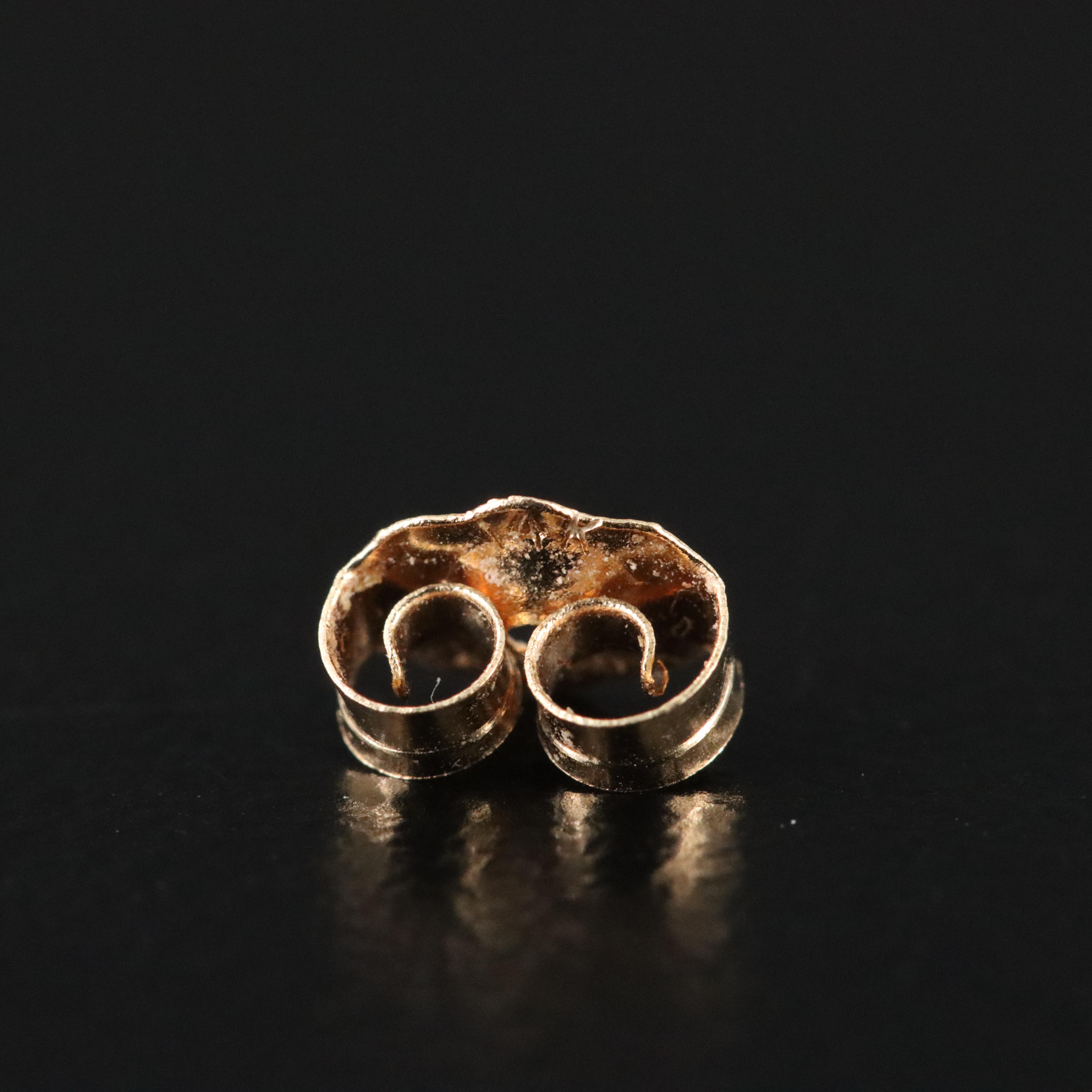 14K Blue Topaz Briolette Drop Earrings