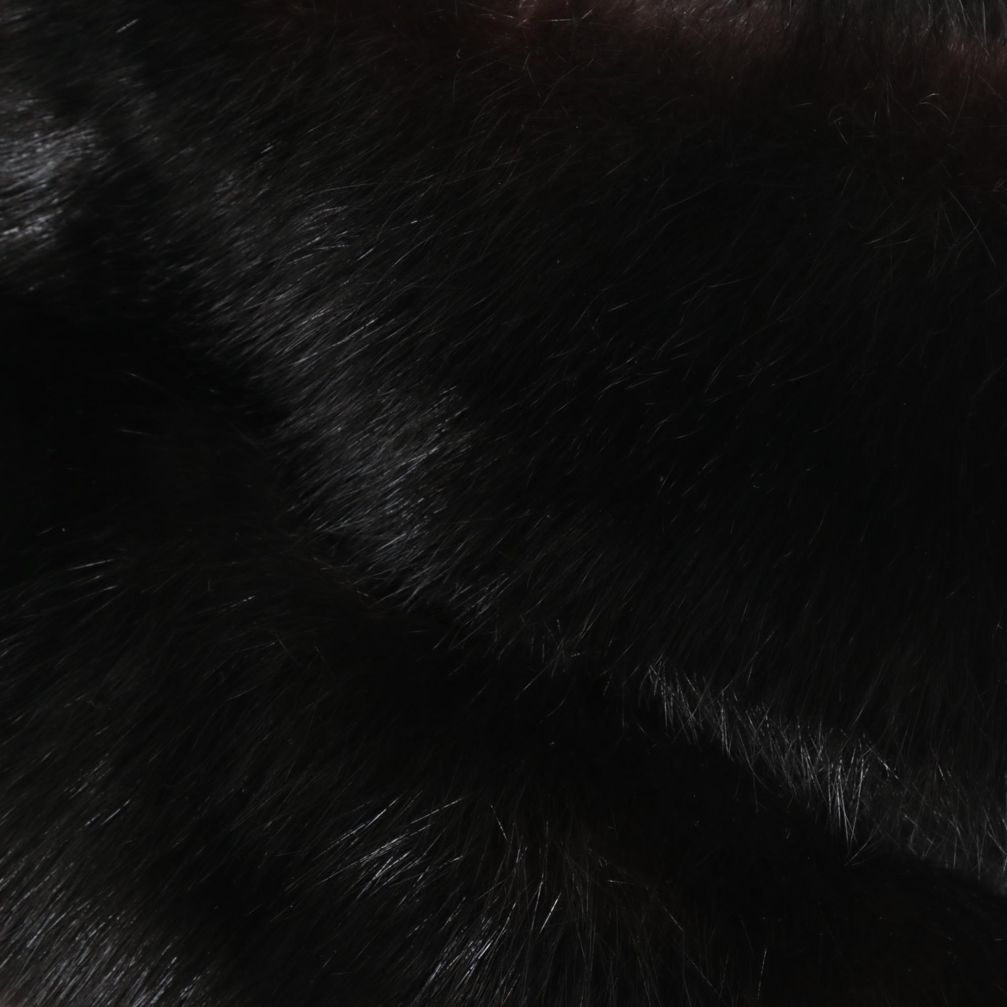 Black Fox Fur Stole