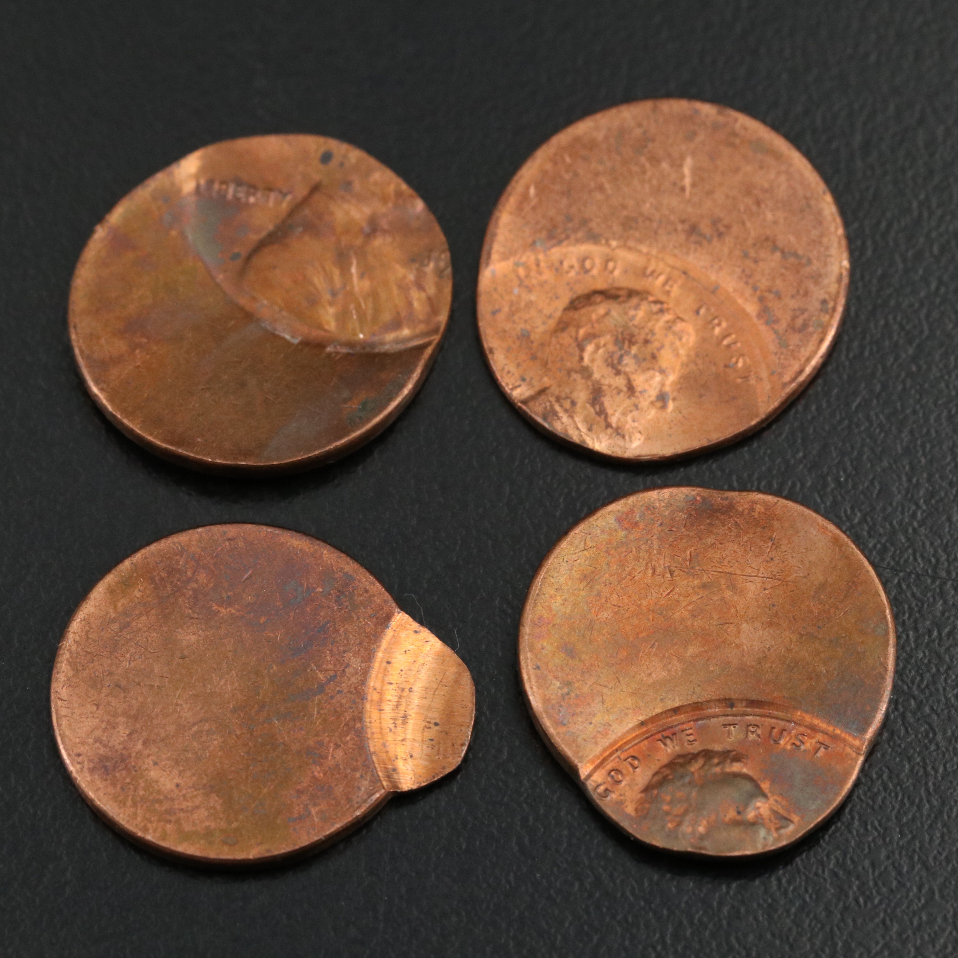 Ten U.S. Coins Struck Off Center