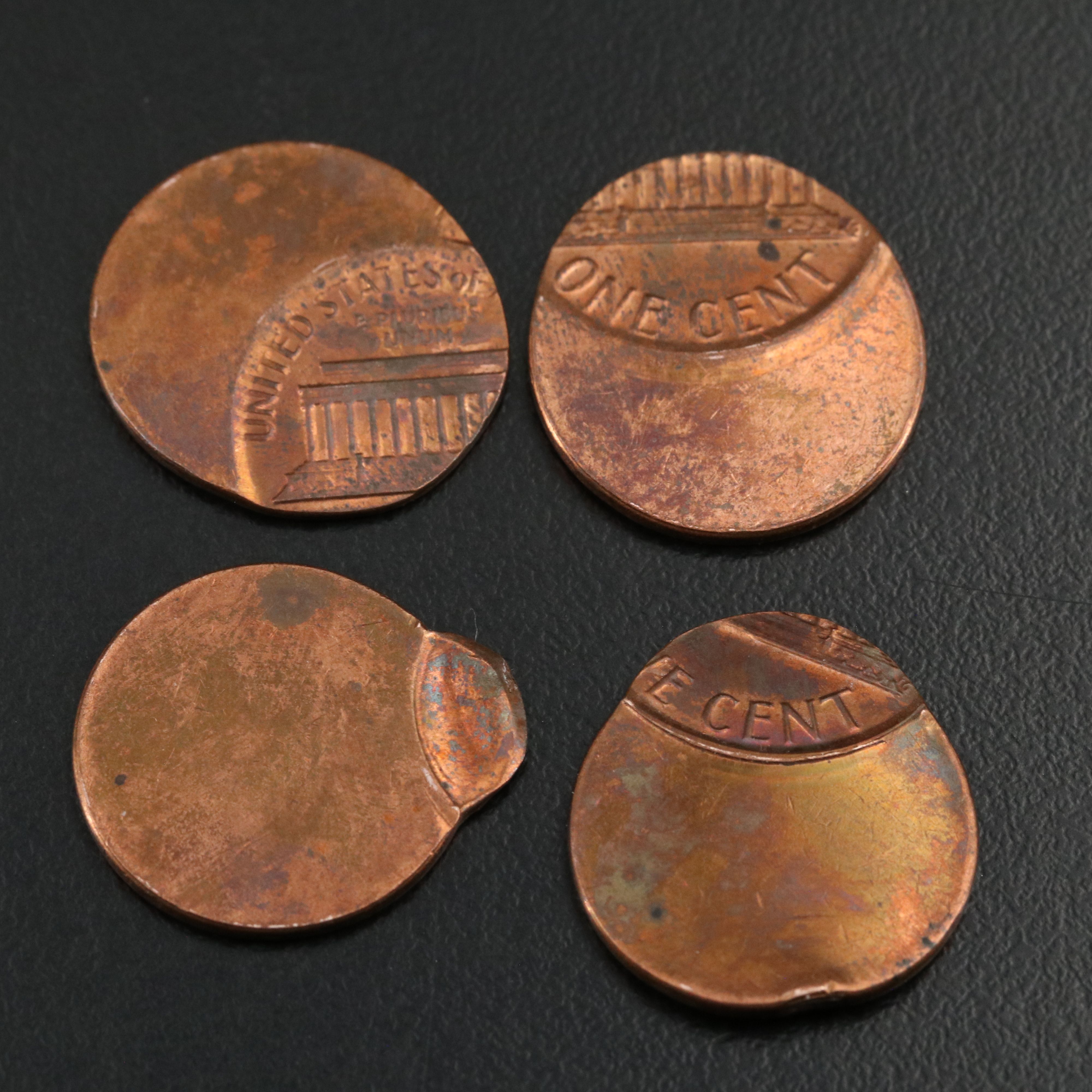 Ten U.S. Coins Struck Off Center