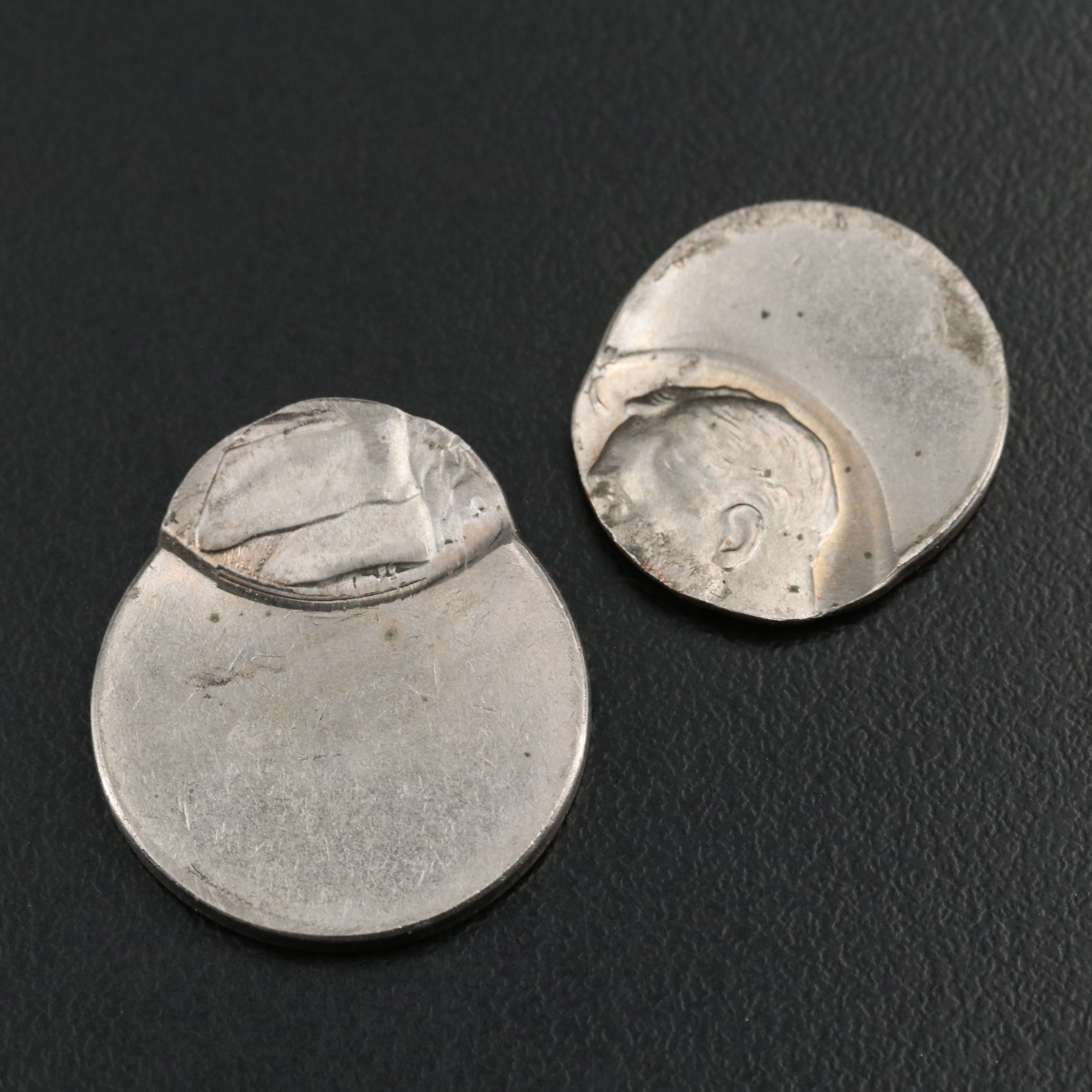 Ten U.S. Coins Struck Off Center