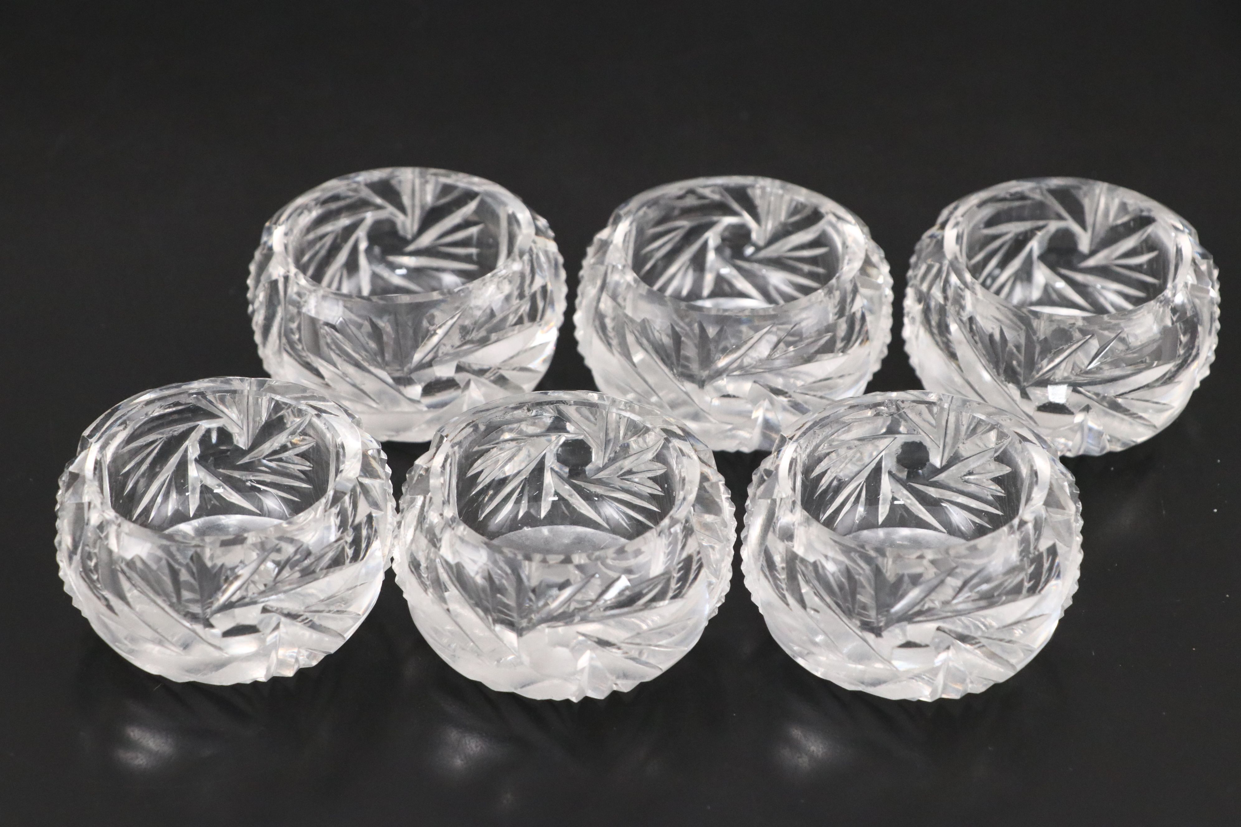 American Brilliant Cut Glass Decorative Bowl, Compote, and More Table Décor