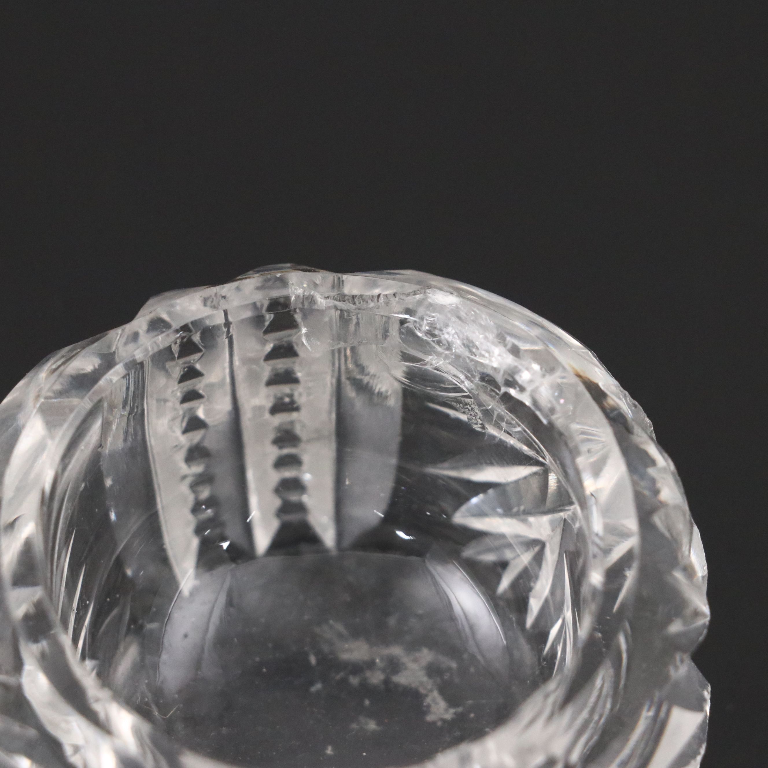 American Brilliant Cut Glass Decorative Bowl, Compote, and More Table Décor