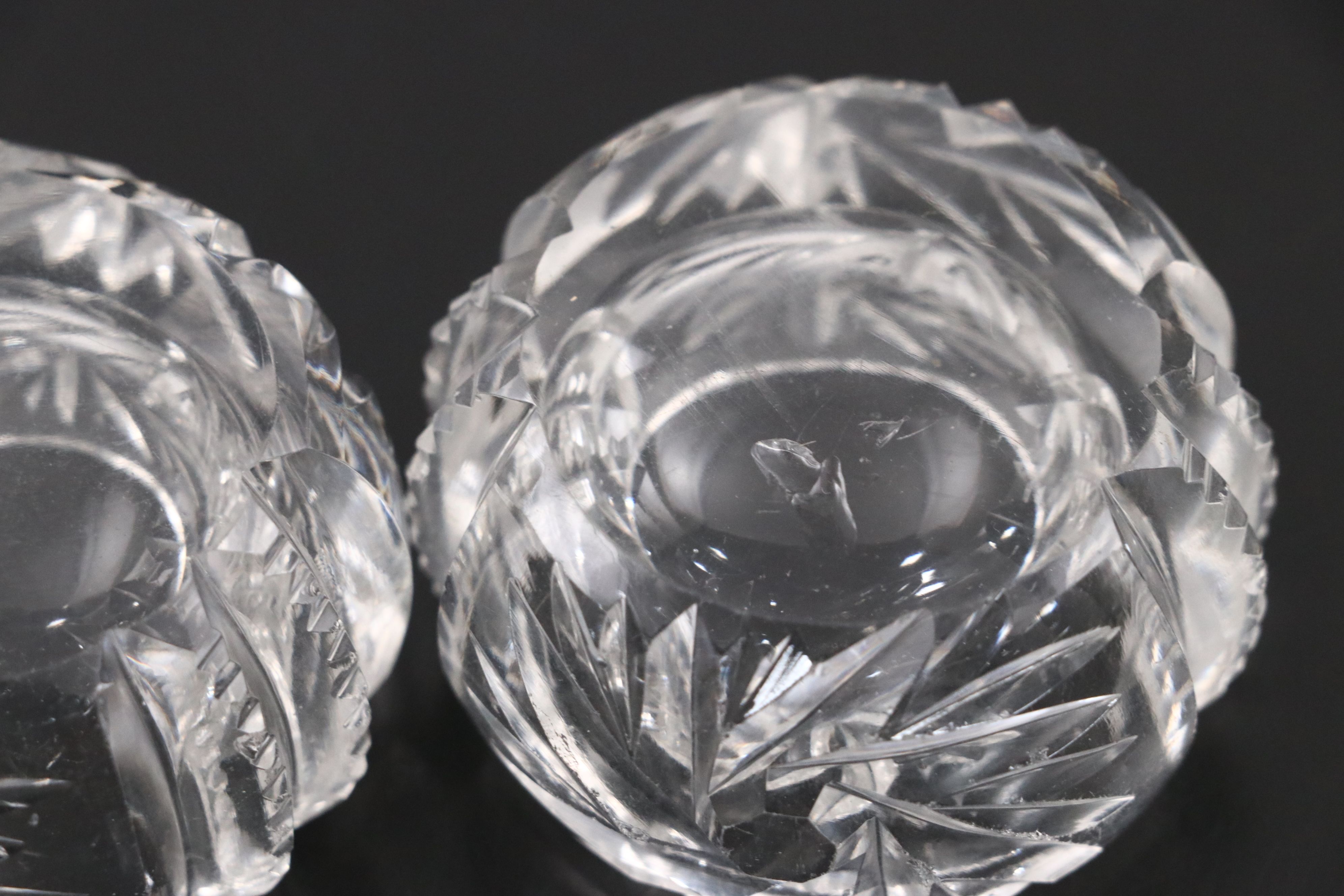 American Brilliant Cut Glass Decorative Bowl, Compote, and More Table Décor