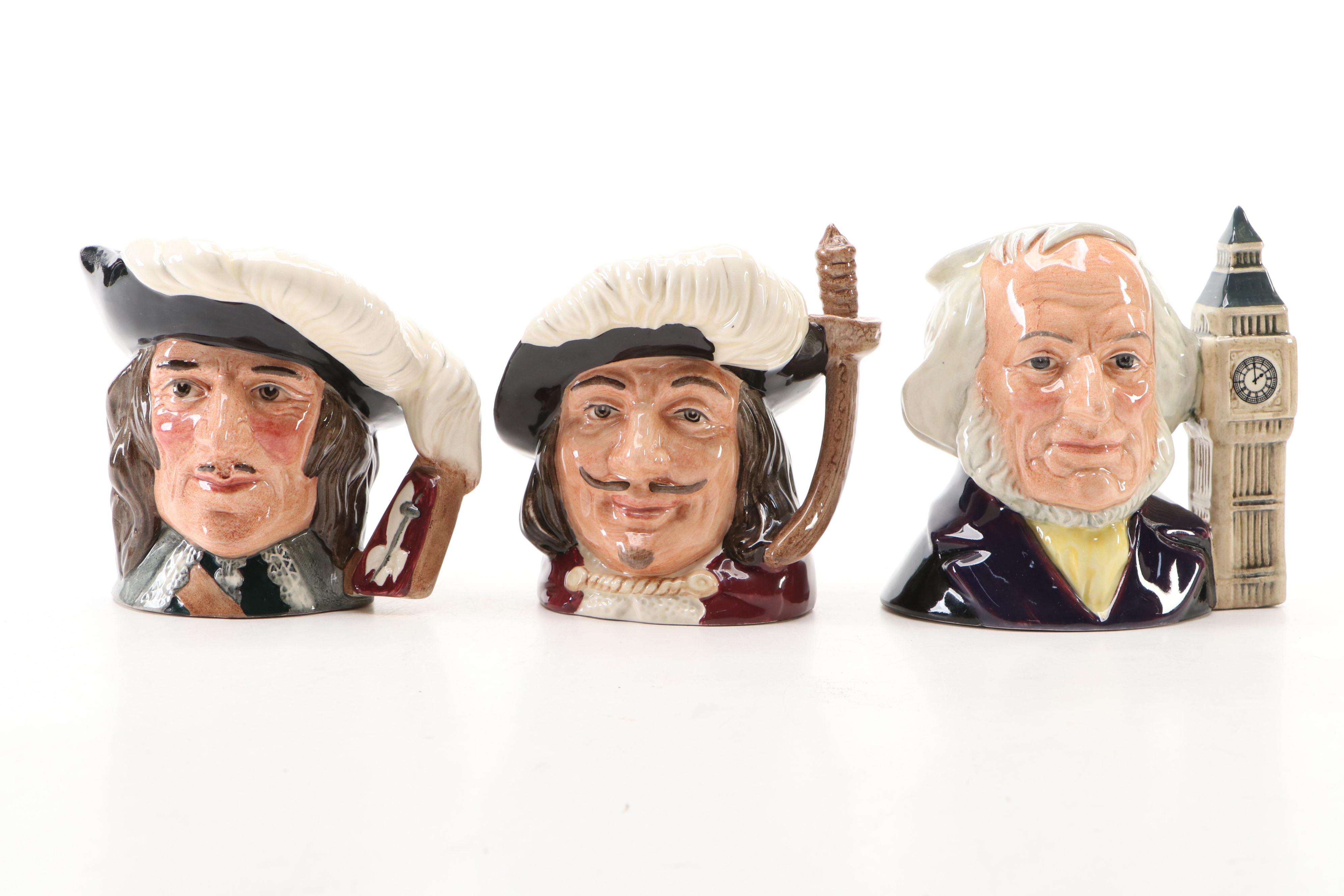 Royal Doulton John Doulton Exclusive and Other Ceramic Character Mugs