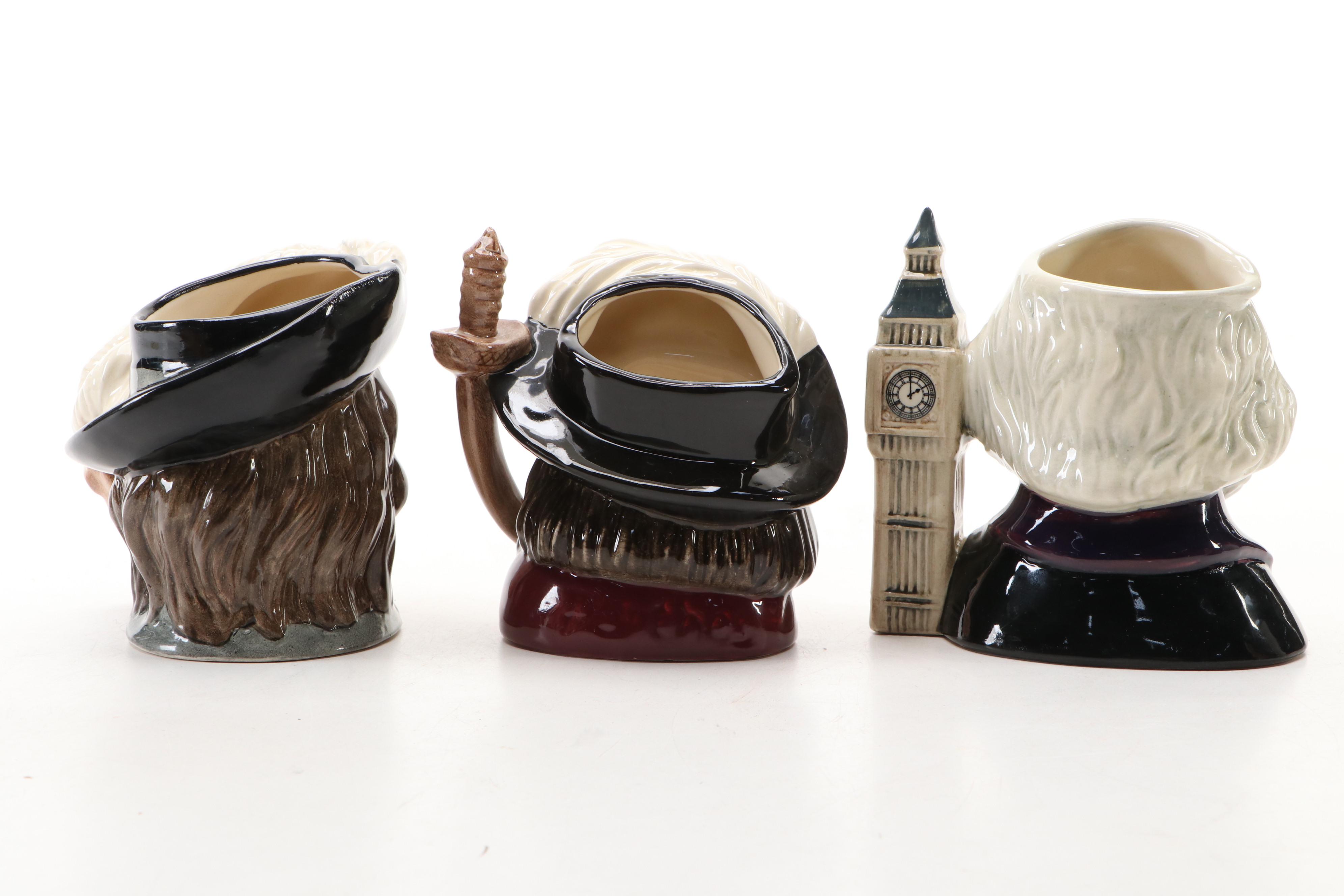 Royal Doulton John Doulton Exclusive and Other Ceramic Character Mugs