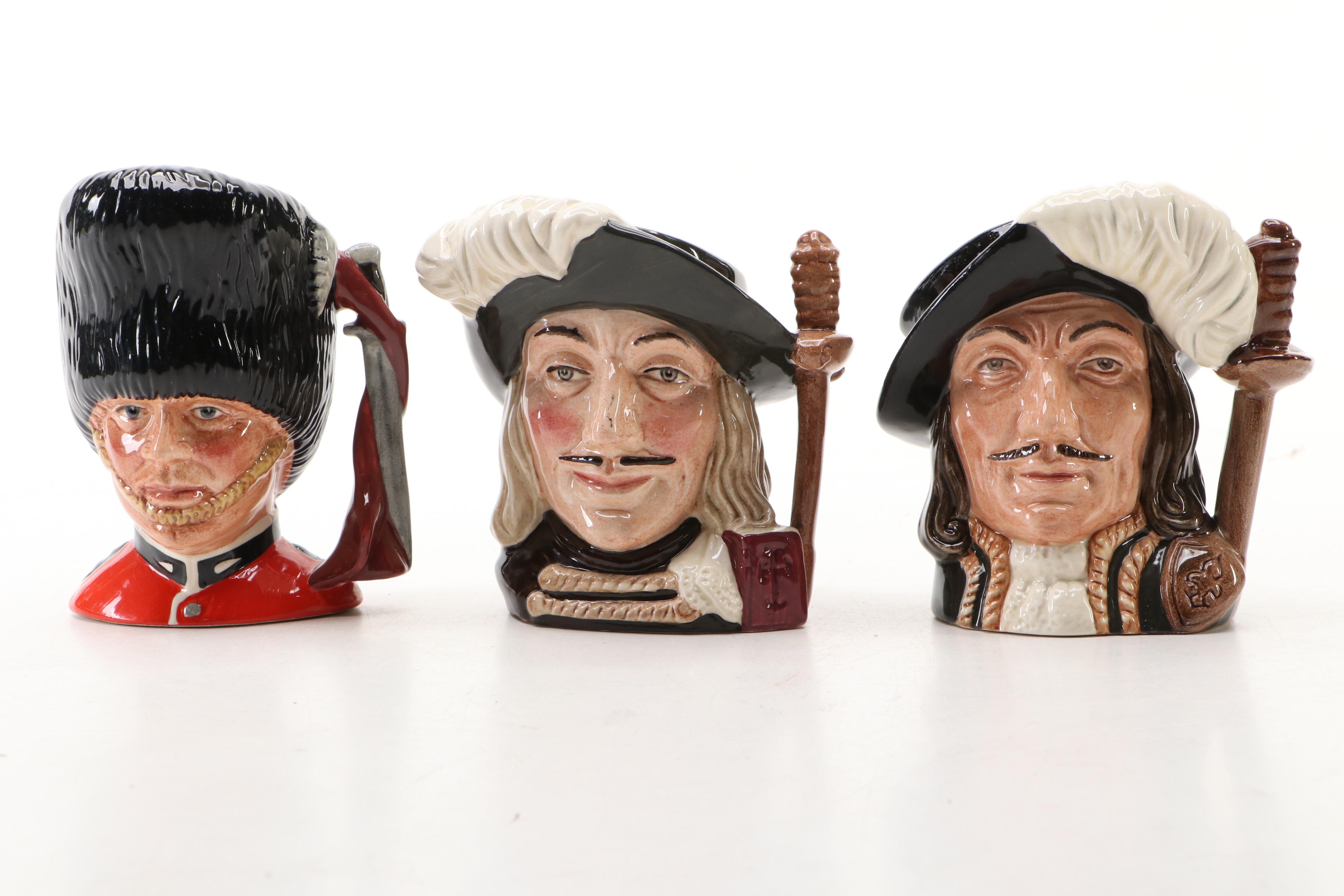 Royal Doulton John Doulton Exclusive and Other Ceramic Character Mugs