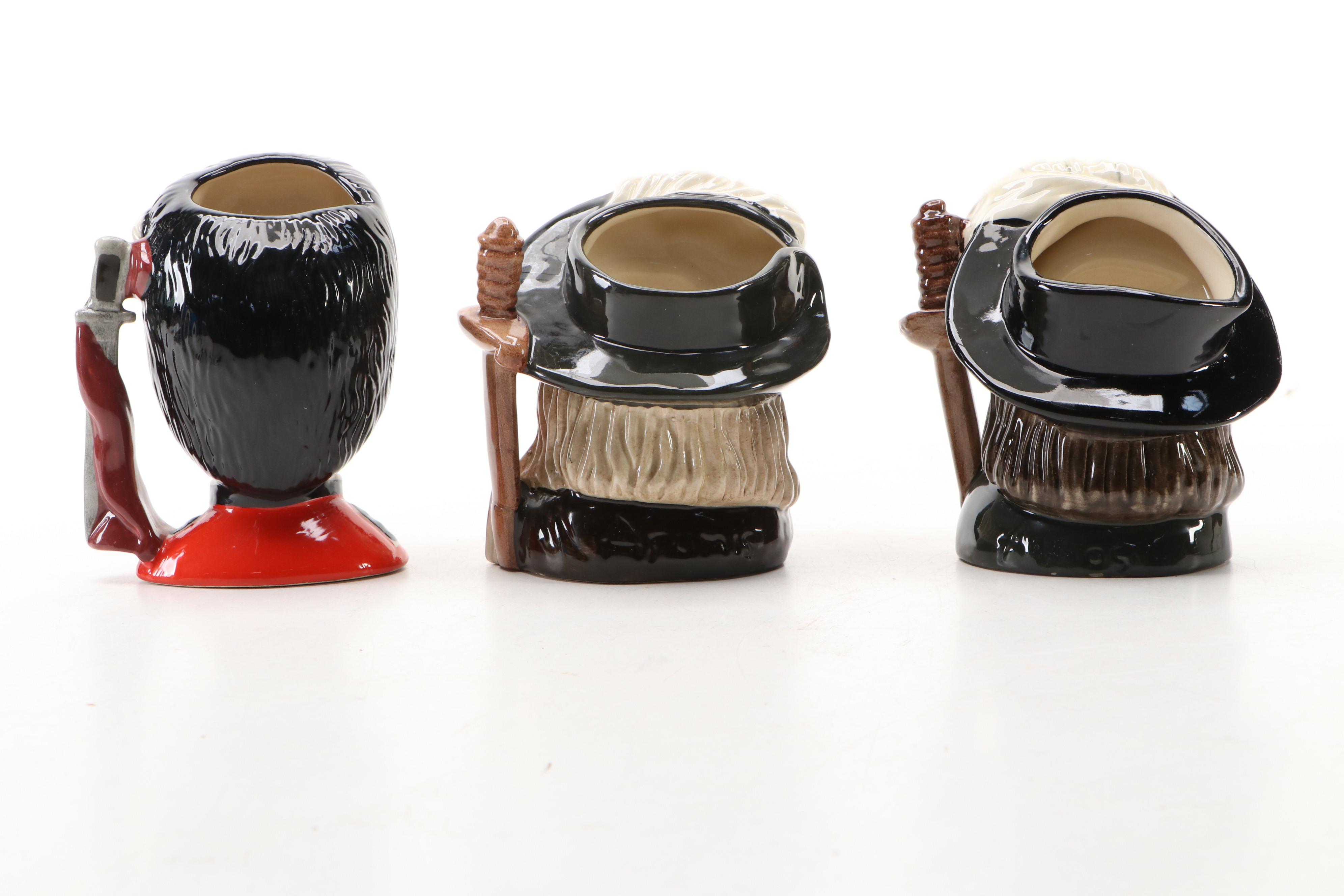 Royal Doulton John Doulton Exclusive and Other Ceramic Character Mugs