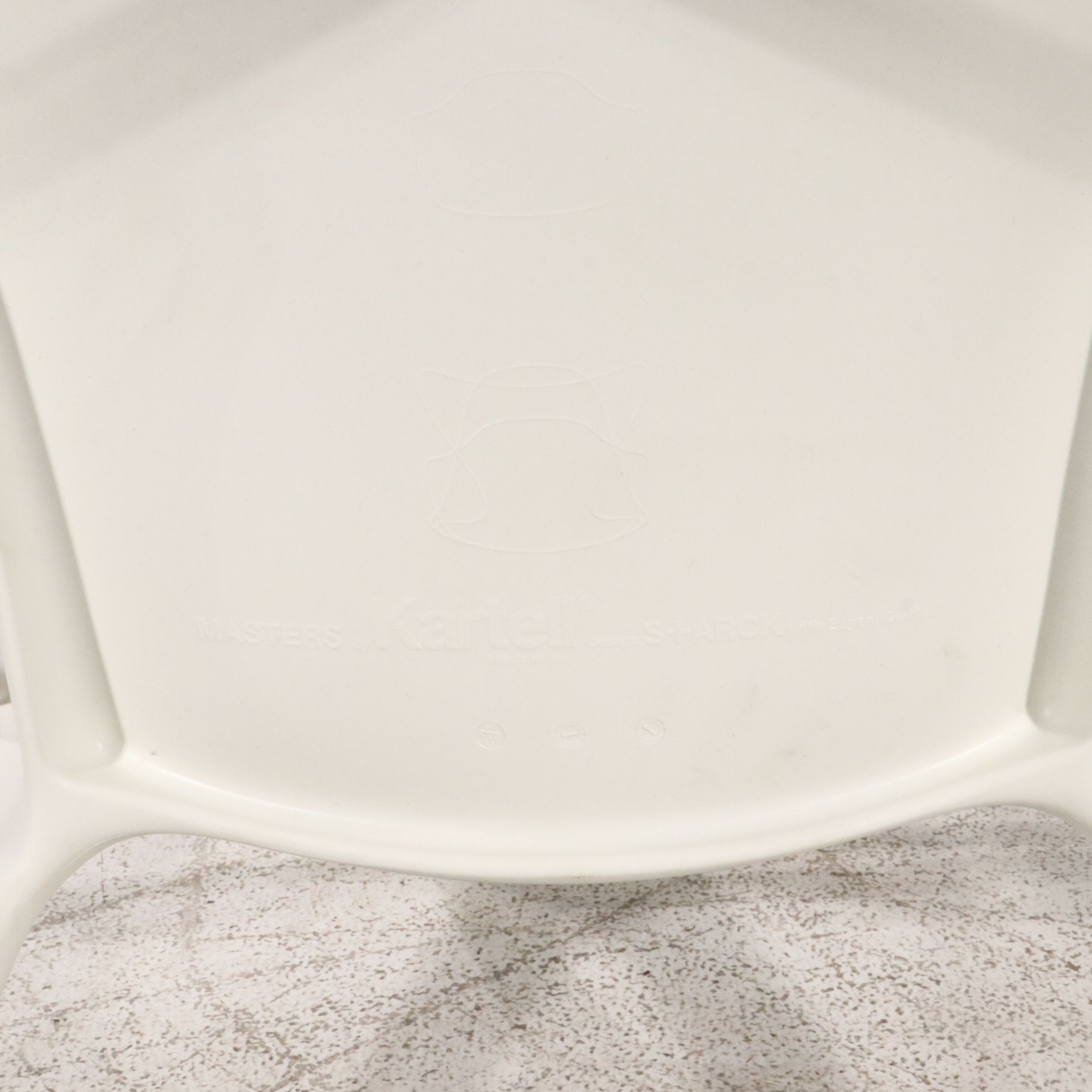 Philippe Starck Modern White "Masters" Armchair, 21st Century