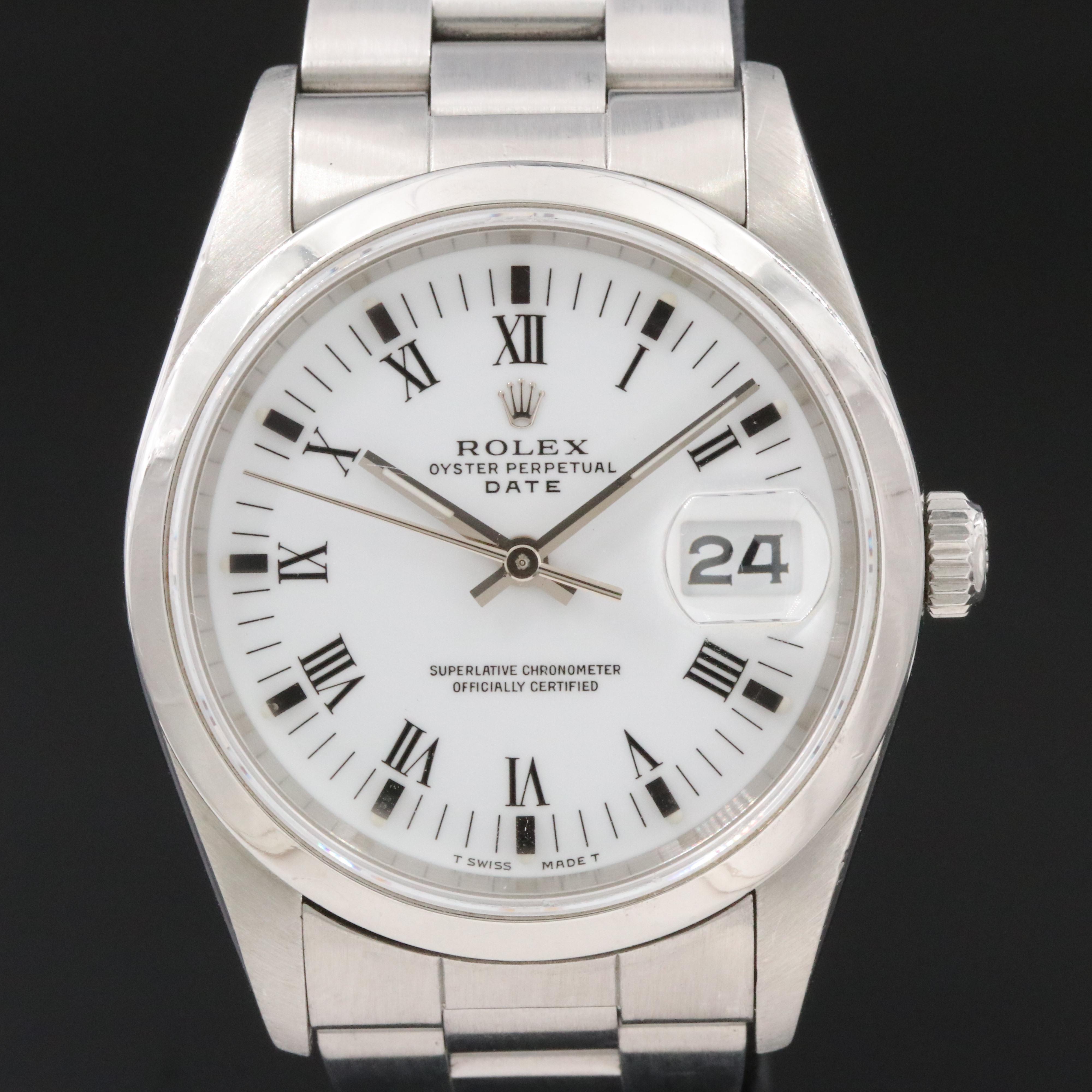 Rolex Oyster Perpetual Date 15200 Watch c.1991