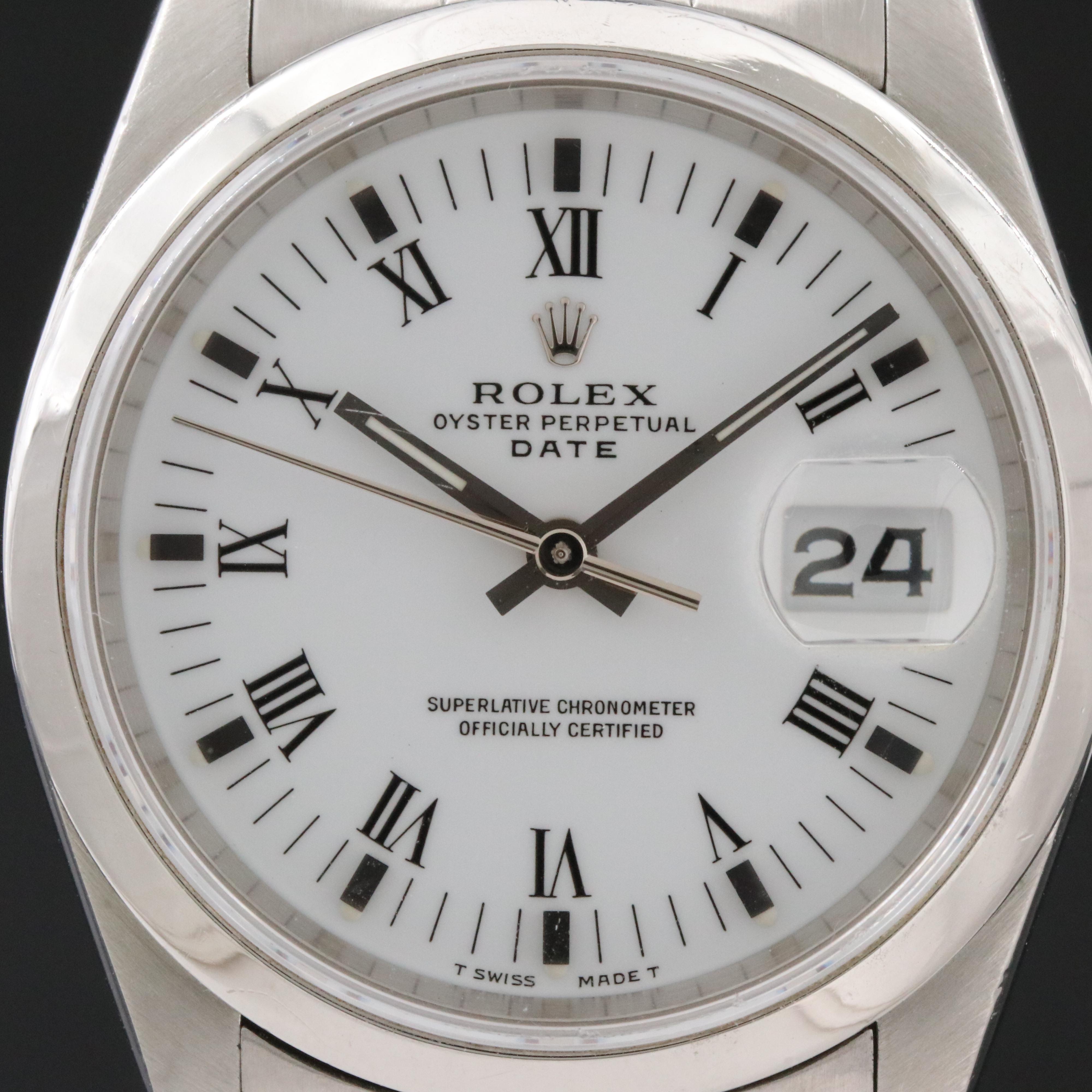 Rolex Oyster Perpetual Date 15200 Watch c.1991