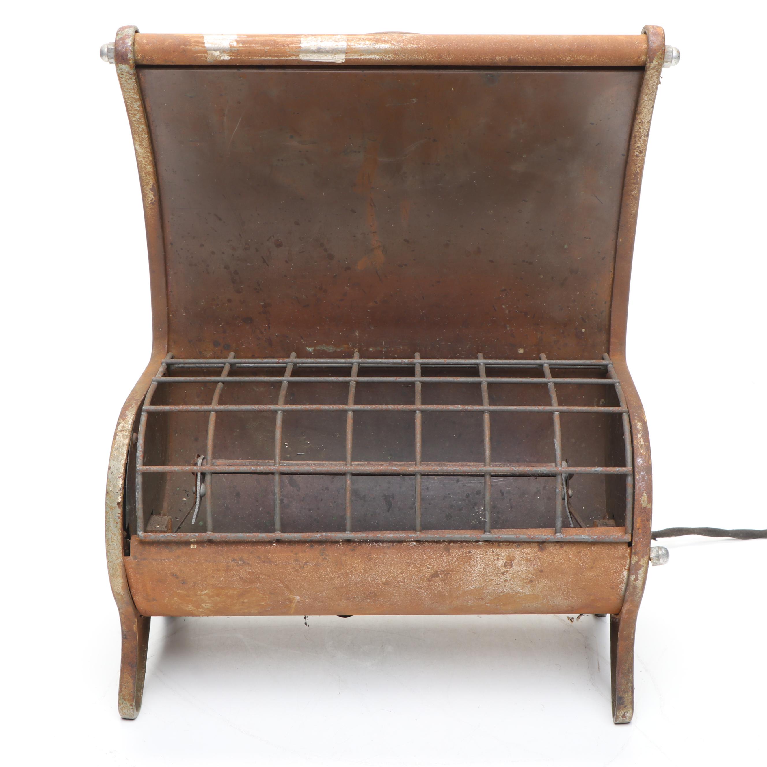 Radia Cast Iron Portable Electric Heater, Early to Mid-20th Century