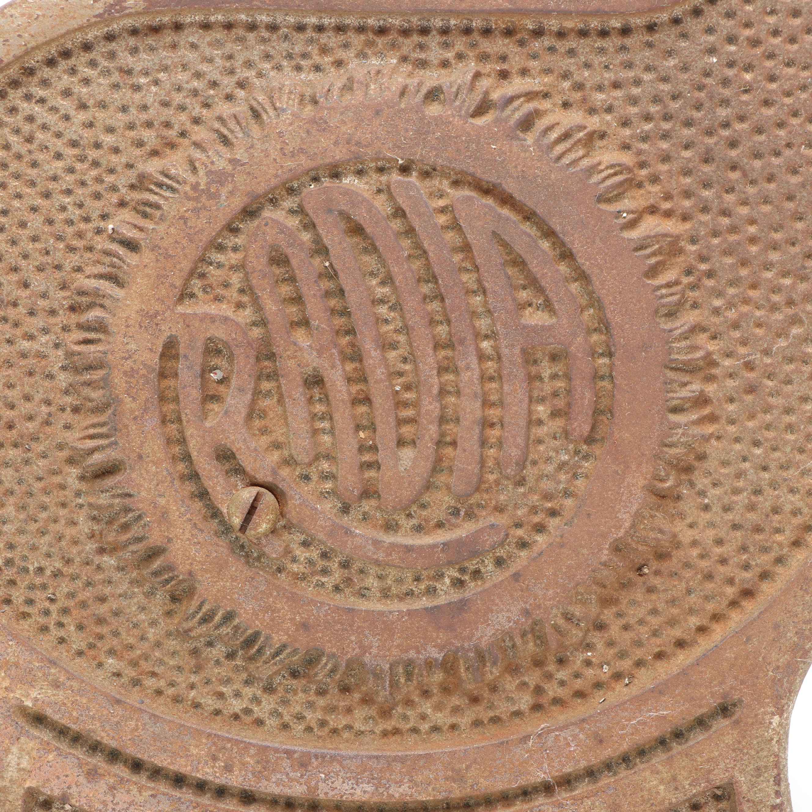 Radia Cast Iron Portable Electric Heater, Early to Mid-20th Century