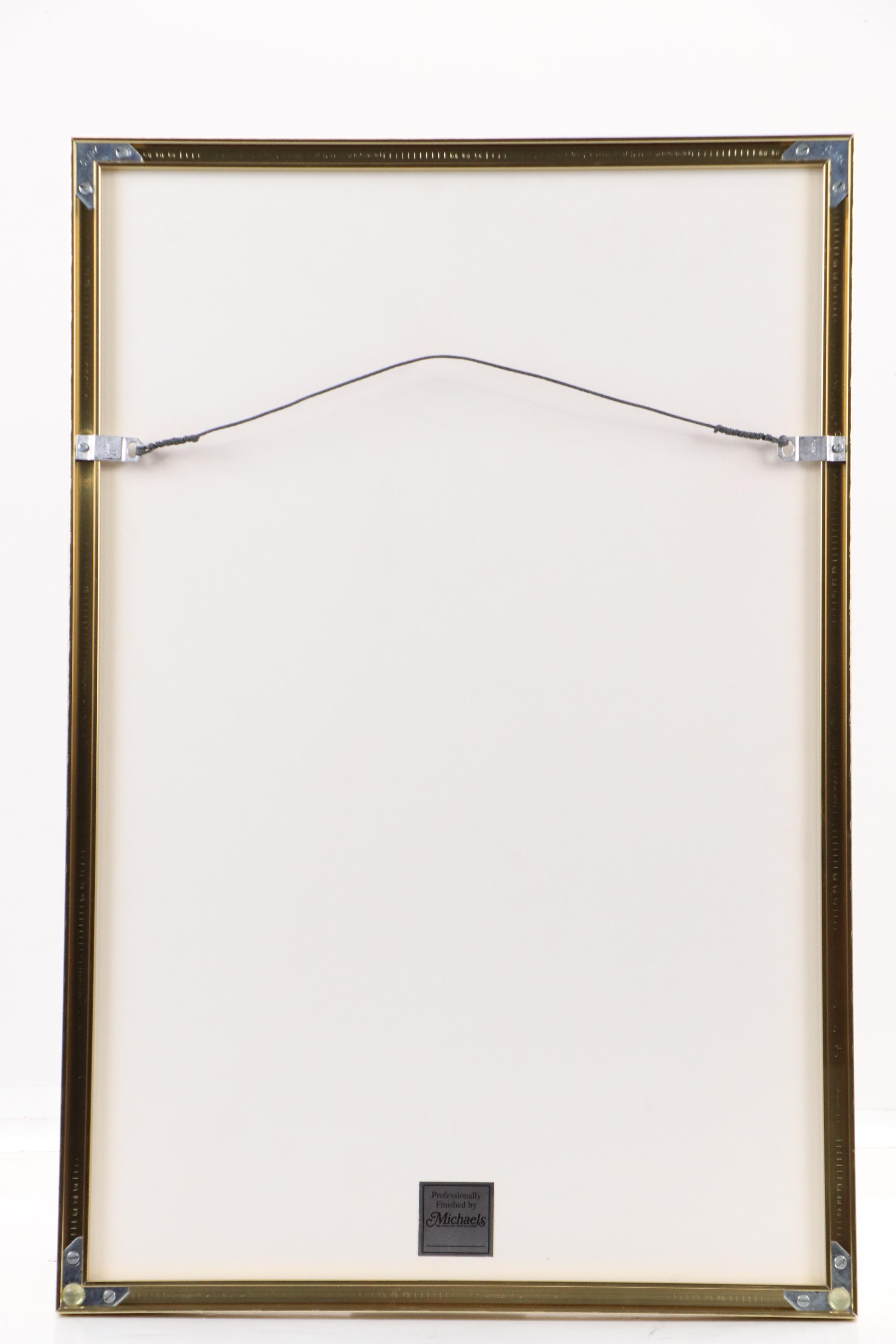 Watercolor, Pen and Ink Drawing of Black Crowned Egret