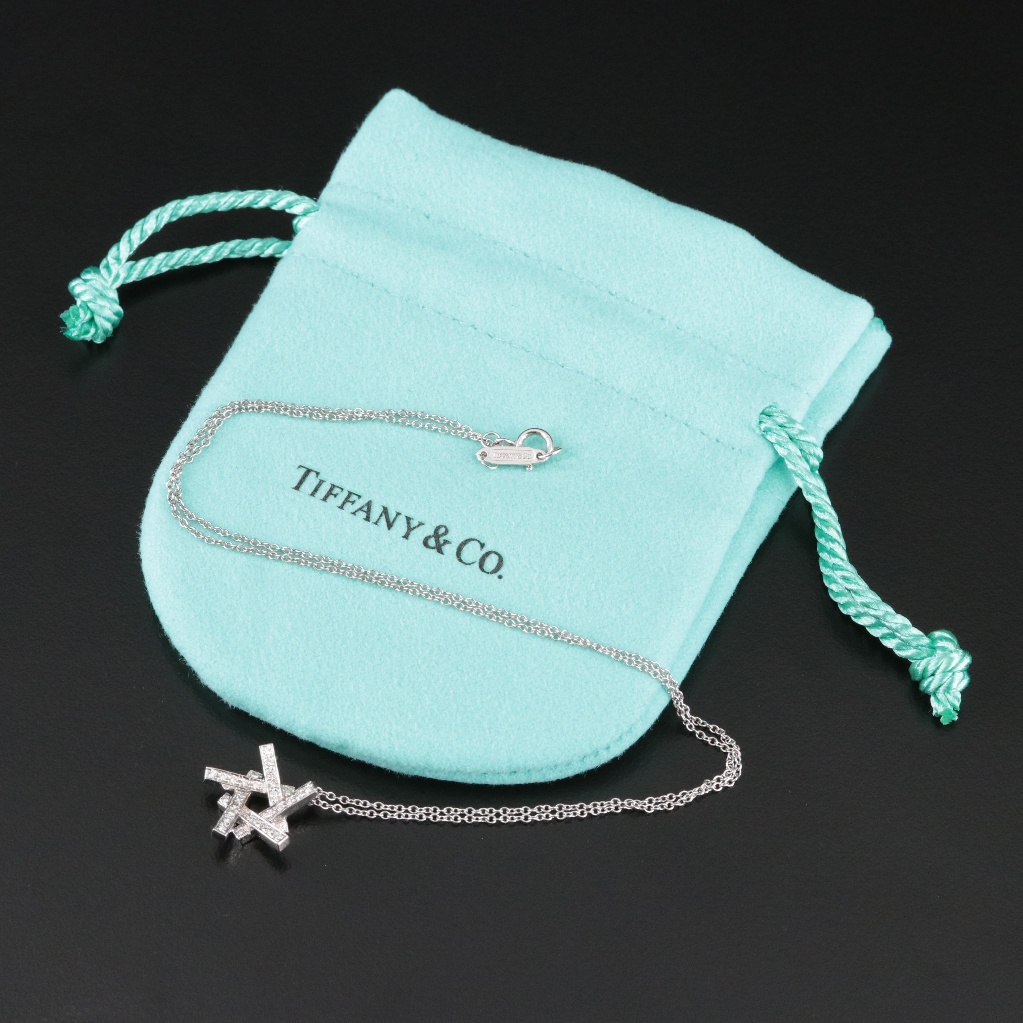 Frank Gehry for Tiffany & Co. Axis 18K Diamond Star Necklace