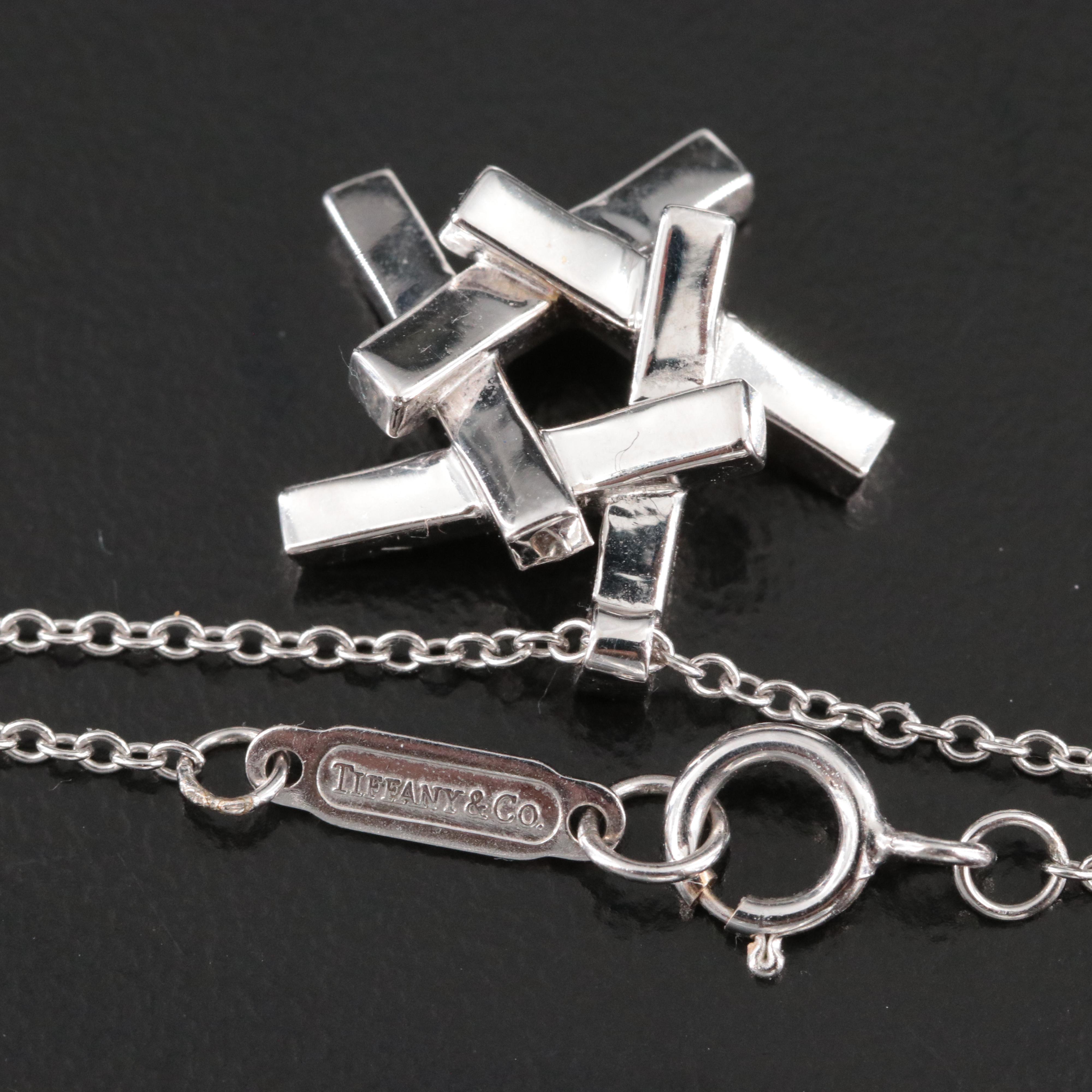 Frank Gehry for Tiffany & Co. Axis 18K Diamond Star Necklace