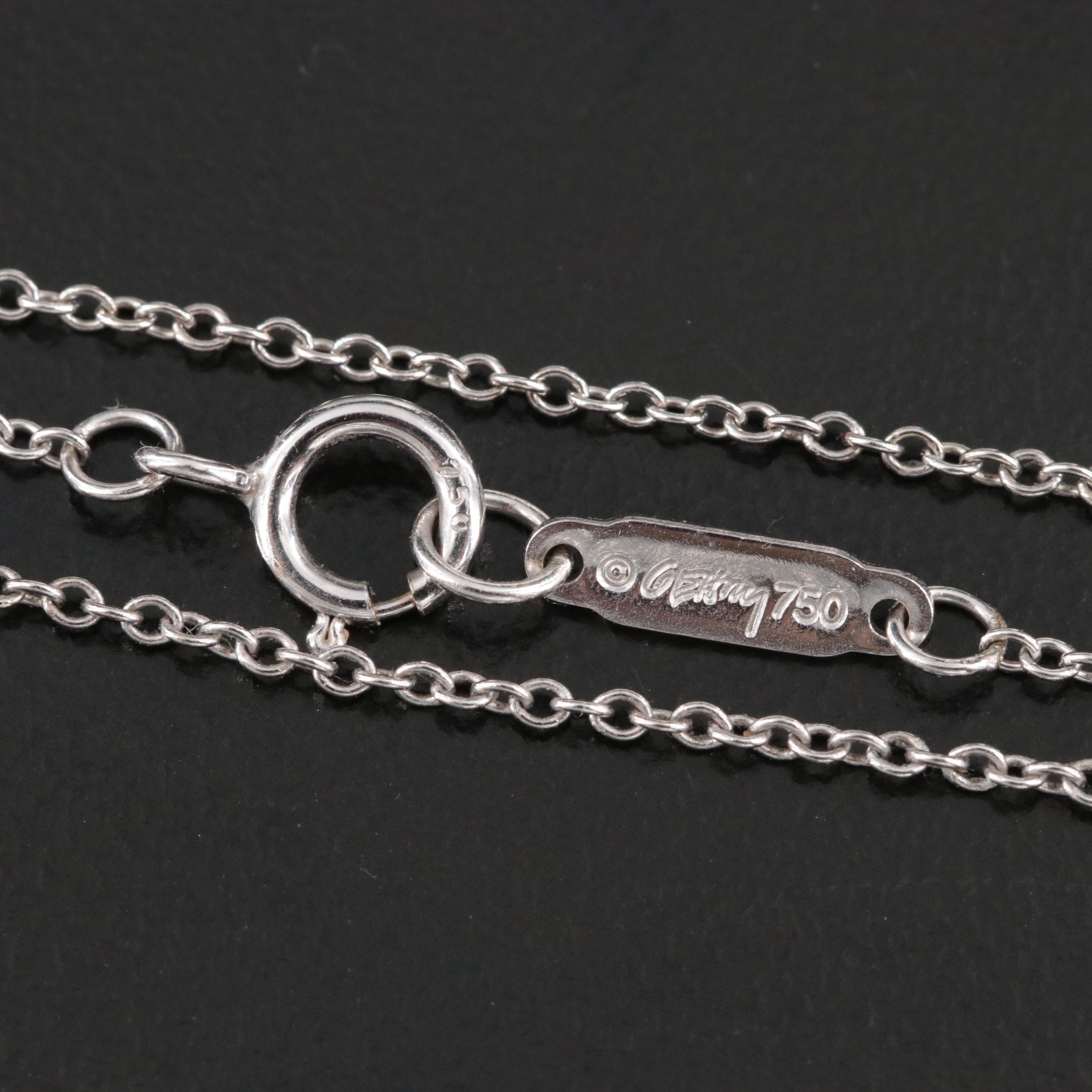 Frank Gehry for Tiffany & Co. Axis 18K Diamond Star Necklace