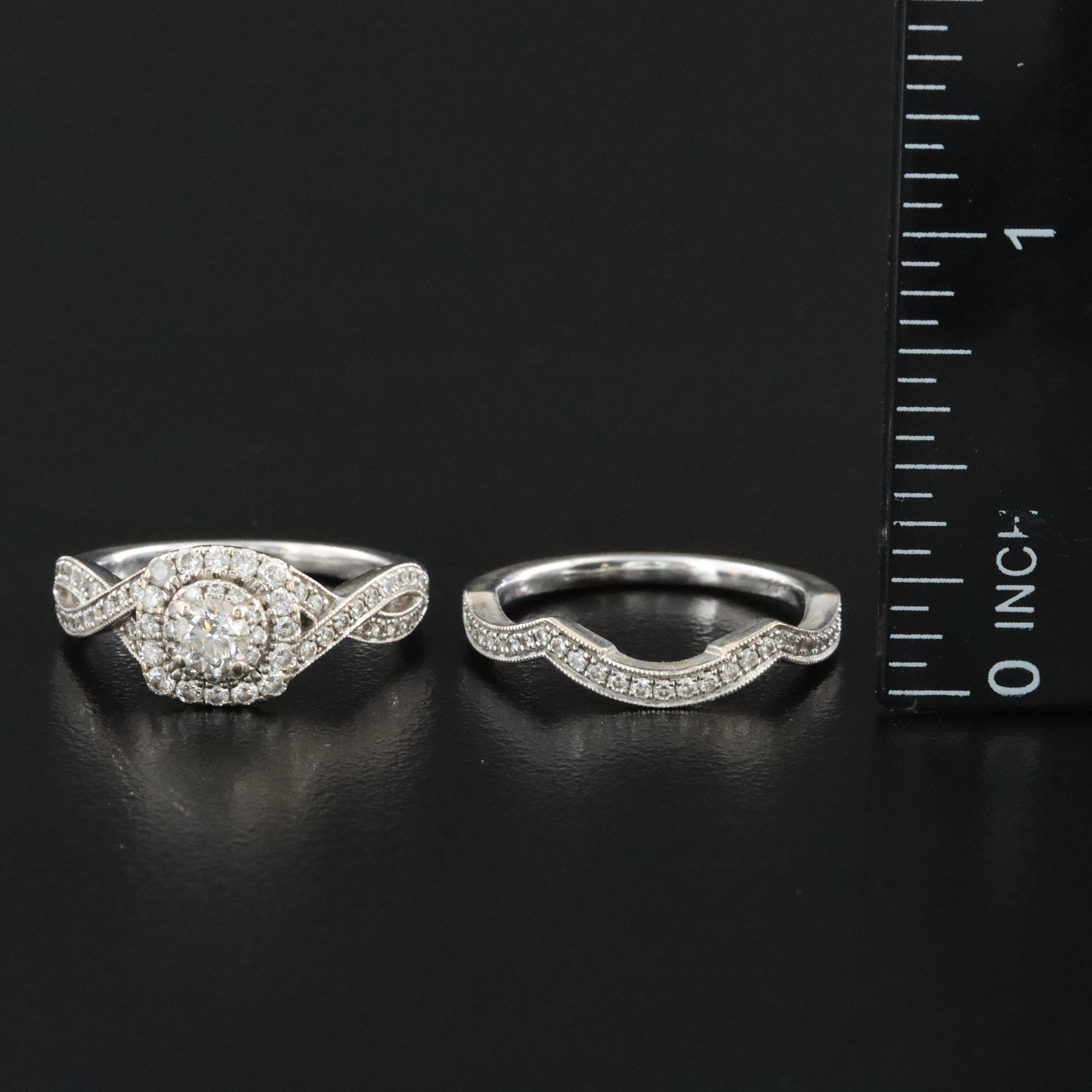 Neil Lane 14K 1.00 CTW Diamond Ring Set