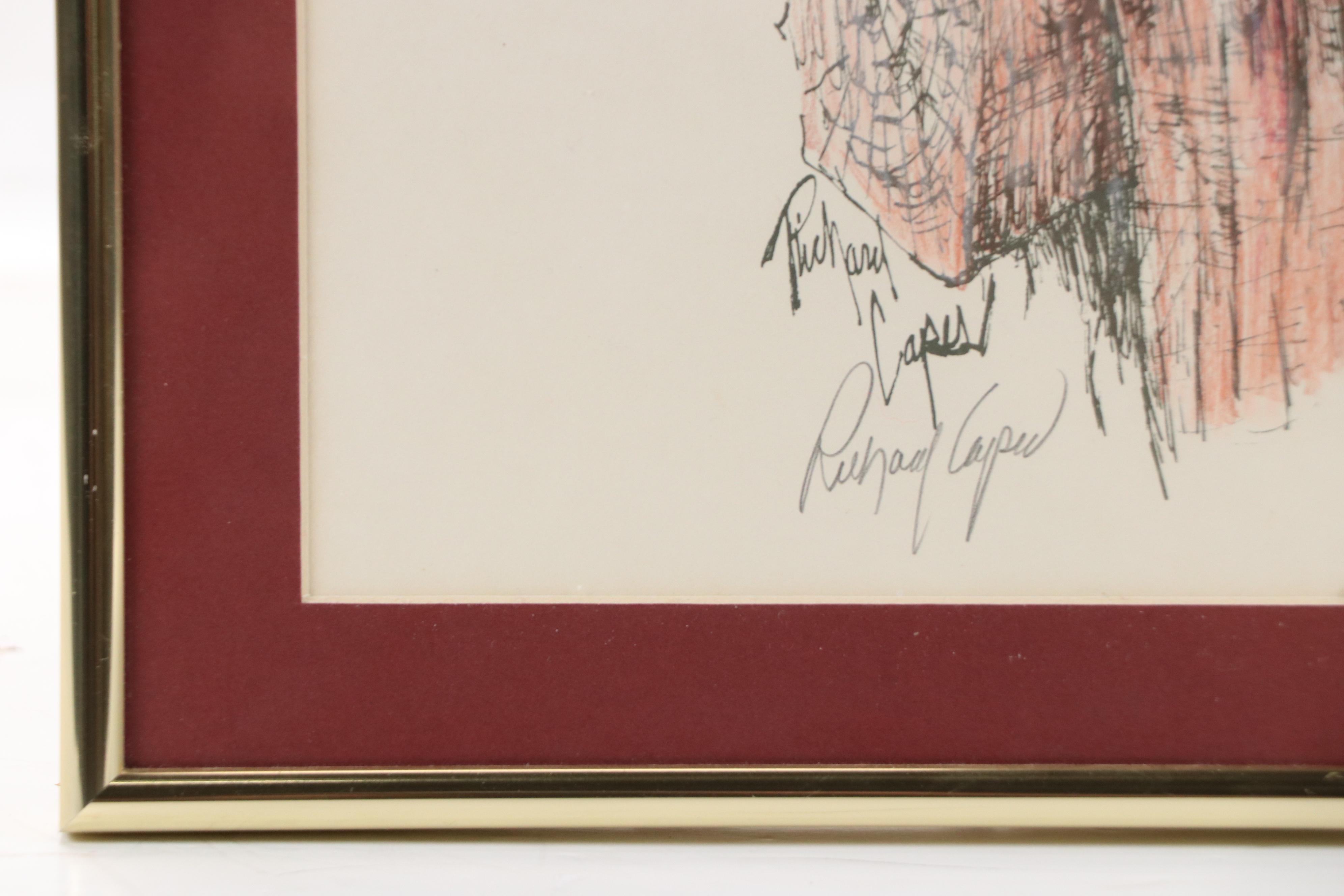 Richard Capes Lithograph "Brown Pelican"