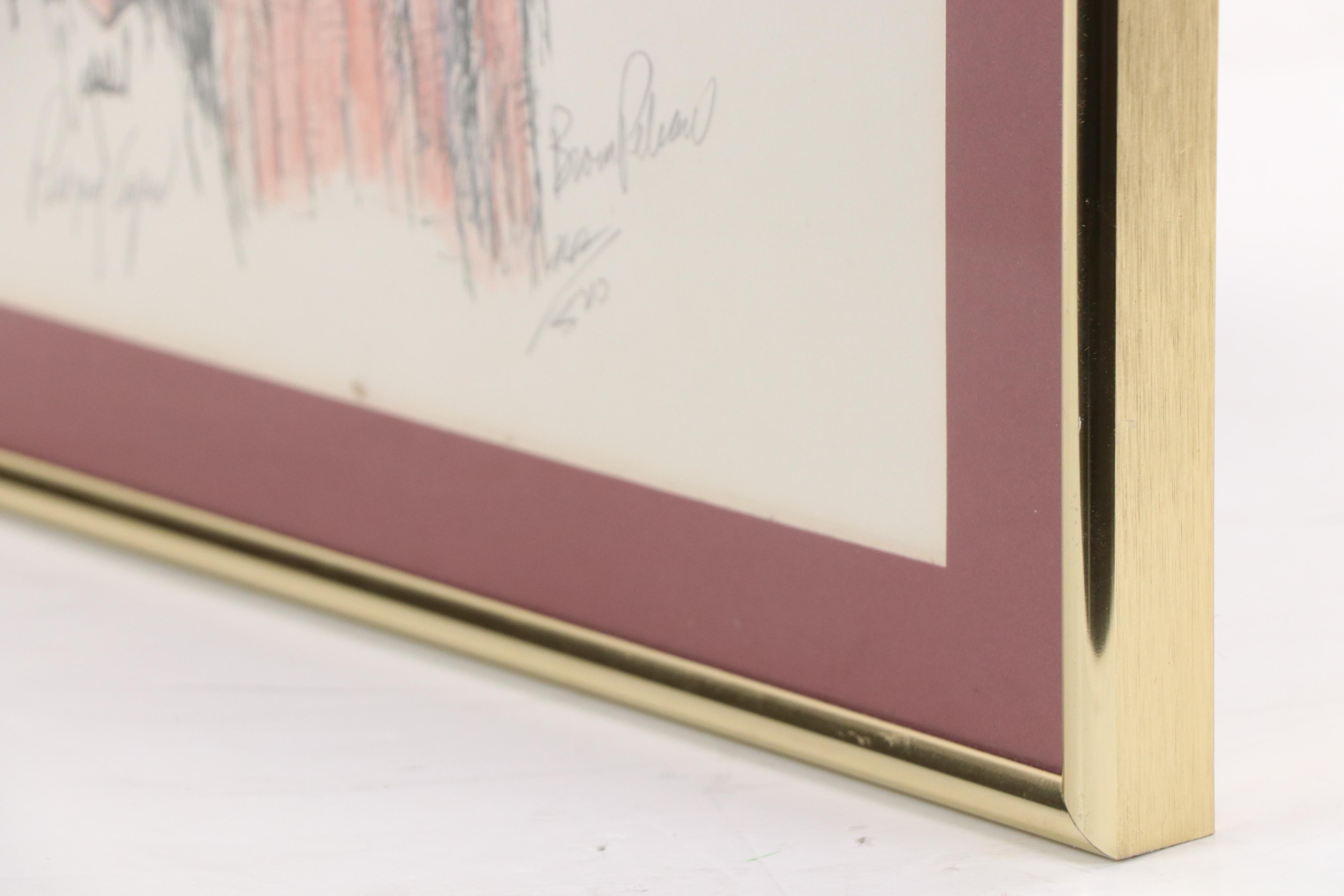 Richard Capes Lithograph "Brown Pelican"