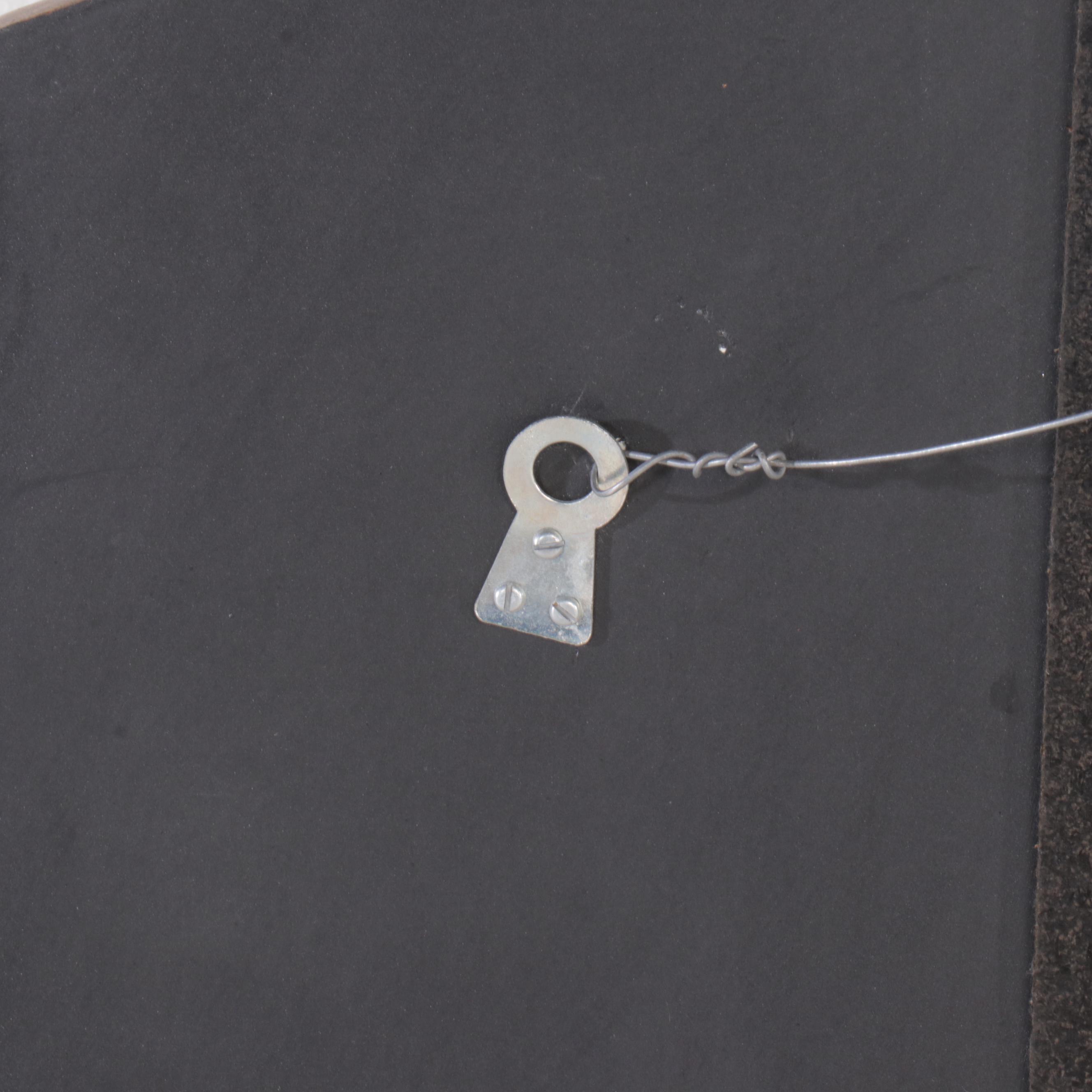 Robert M. Weiss Italian Marquetry Style Wooden Wall Mirror