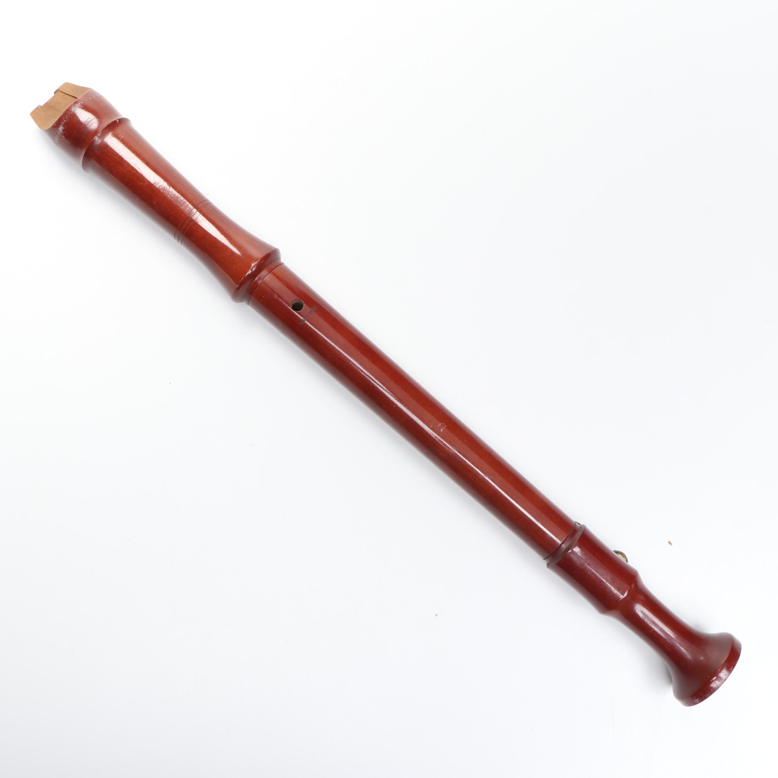 German Wooden Alto Recorder