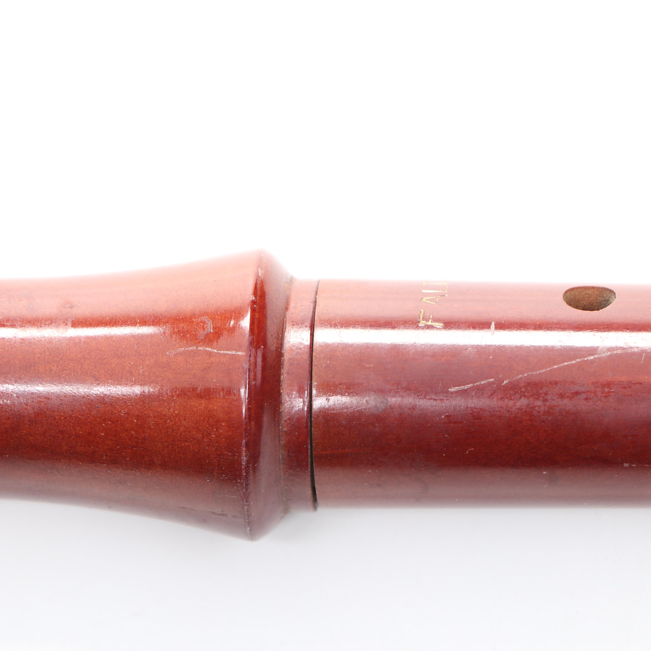 German Wooden Alto Recorder
