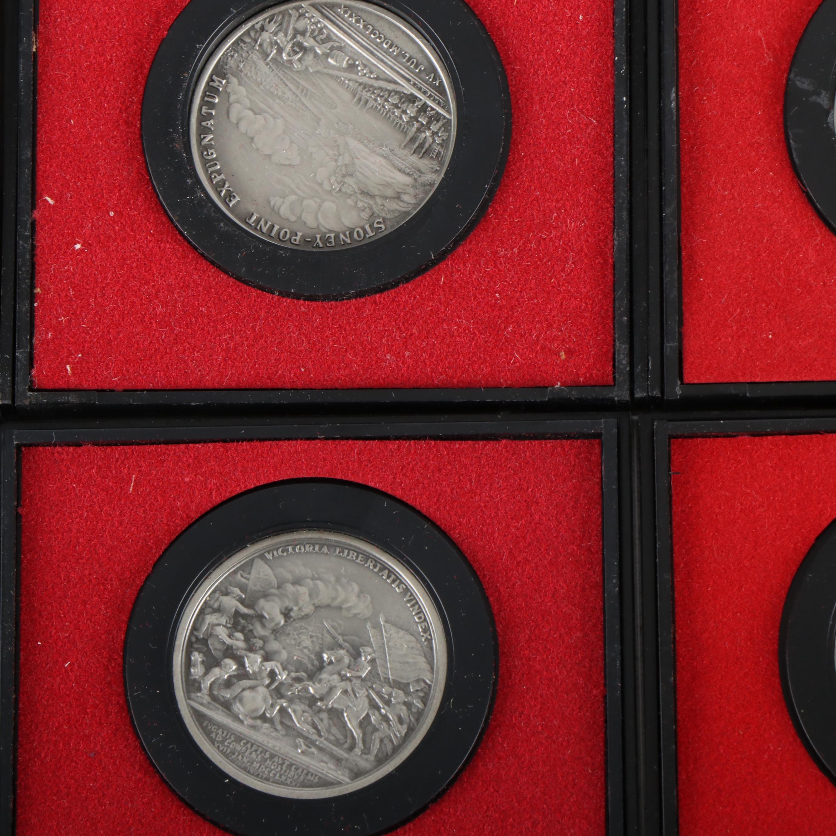 Forty-One U.S. Mint Bicentennial Pewter Medals