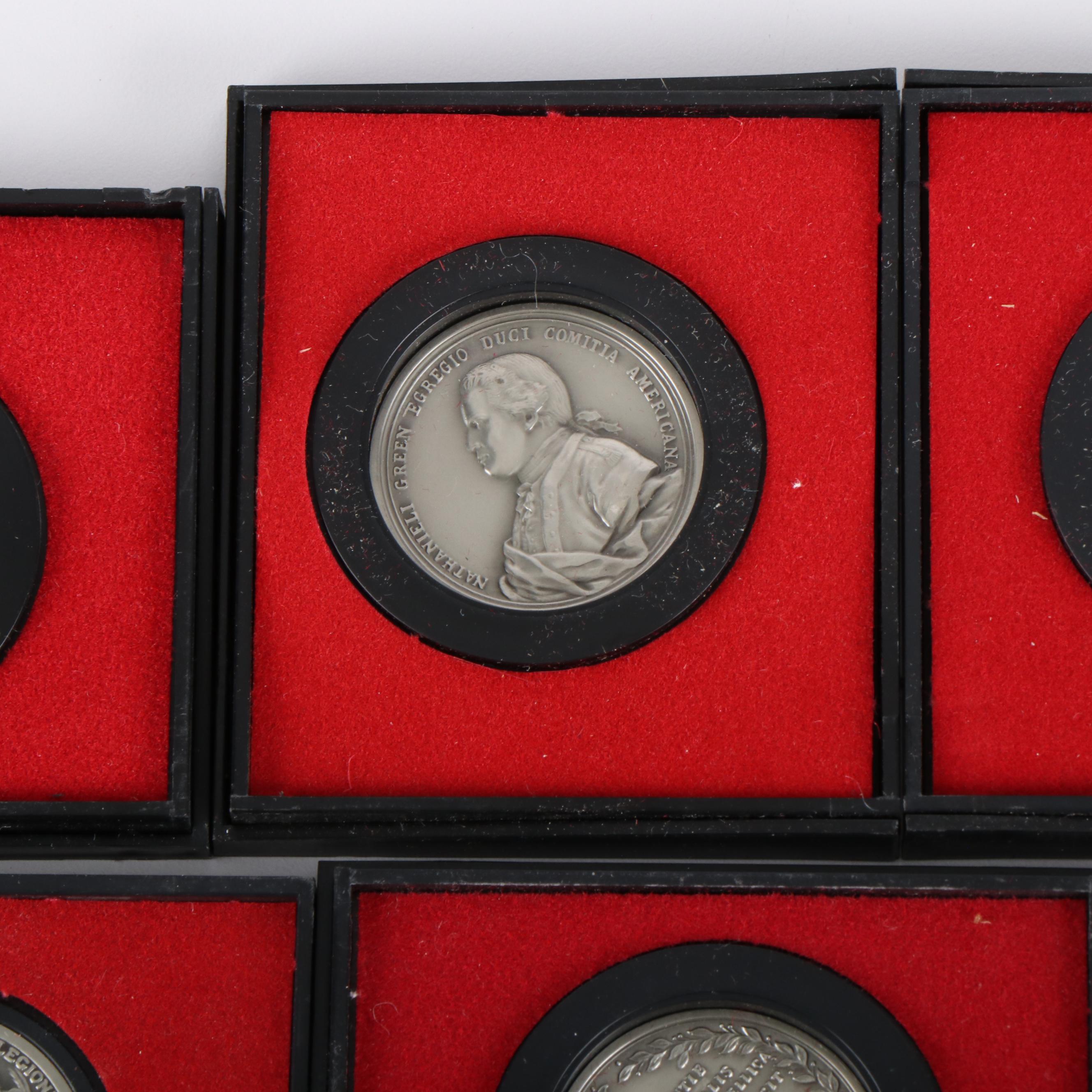 Forty-One U.S. Mint Bicentennial Pewter Medals