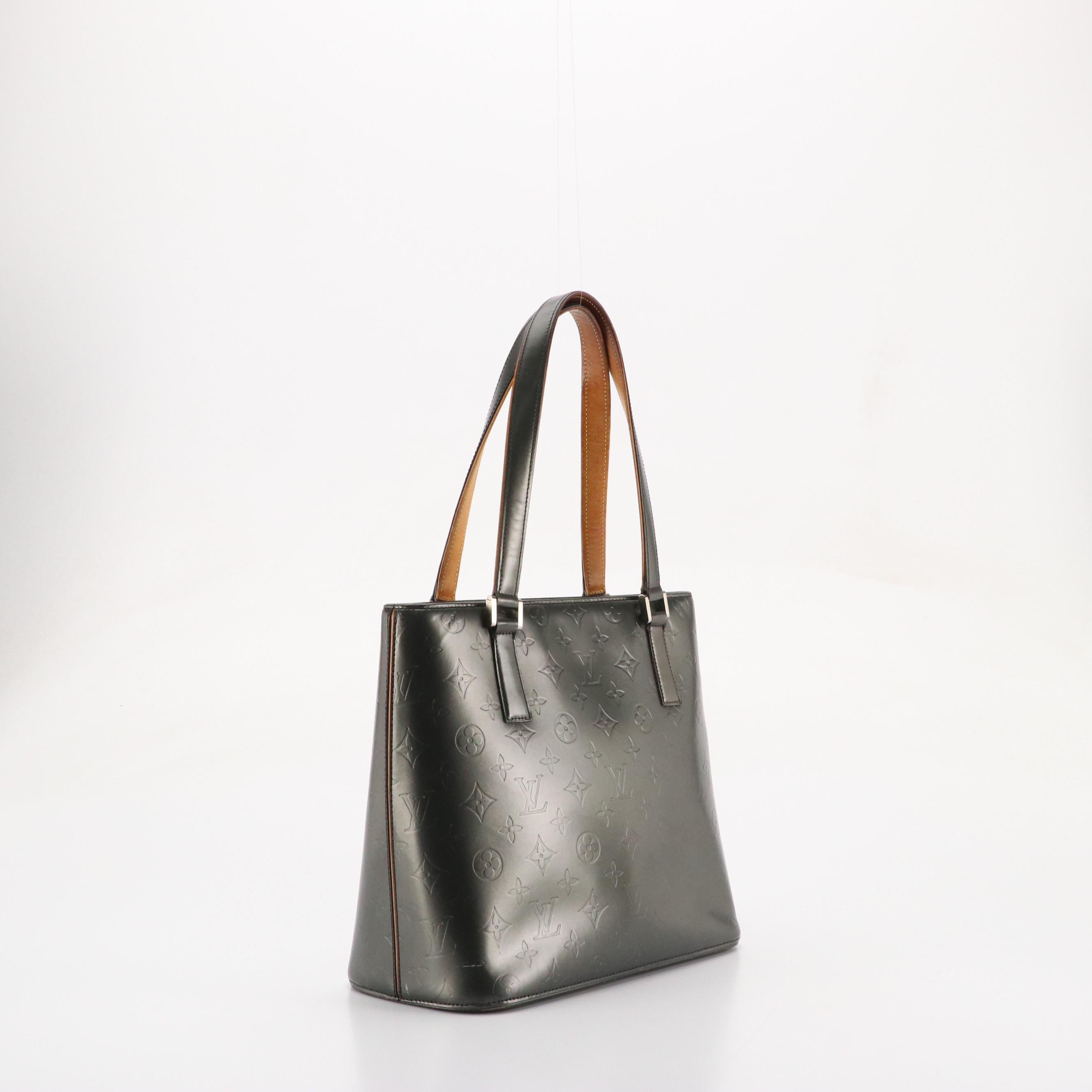 Louis Vuitton Stockton Shoulder Bag in Mat Monogram Canvas and Leather