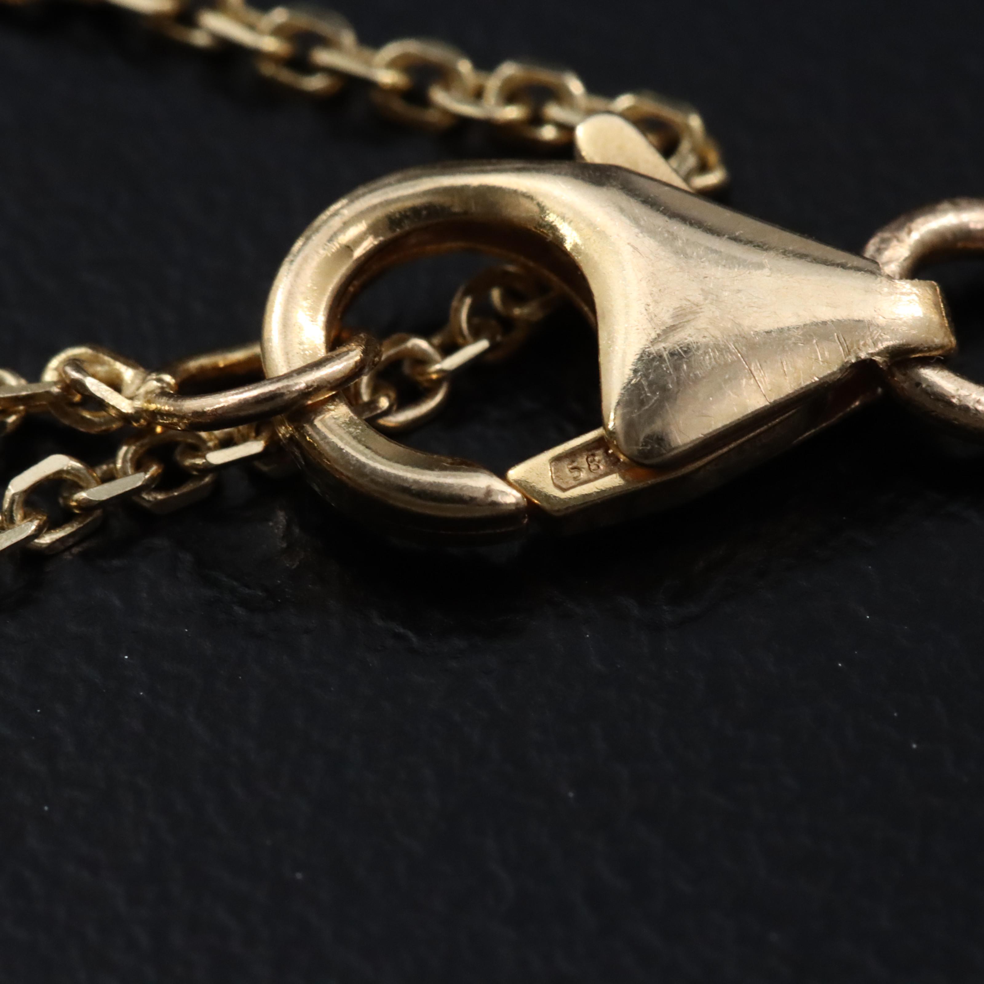 18K 2.54 CT Lab Grown Diamond Necklace with an IGI Report