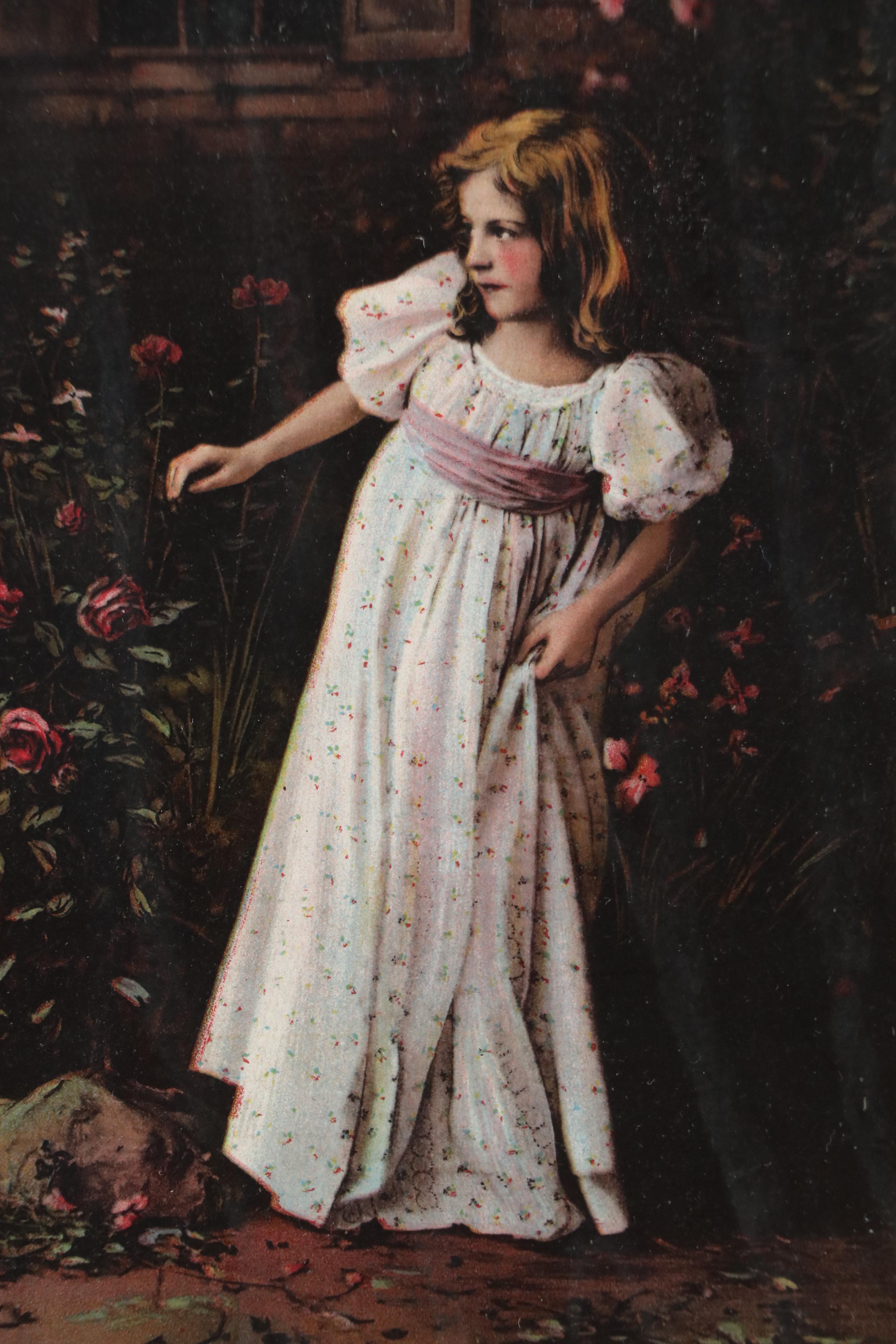 Victorian Relief Halftones Depicting Family Scenes, Circa 1901