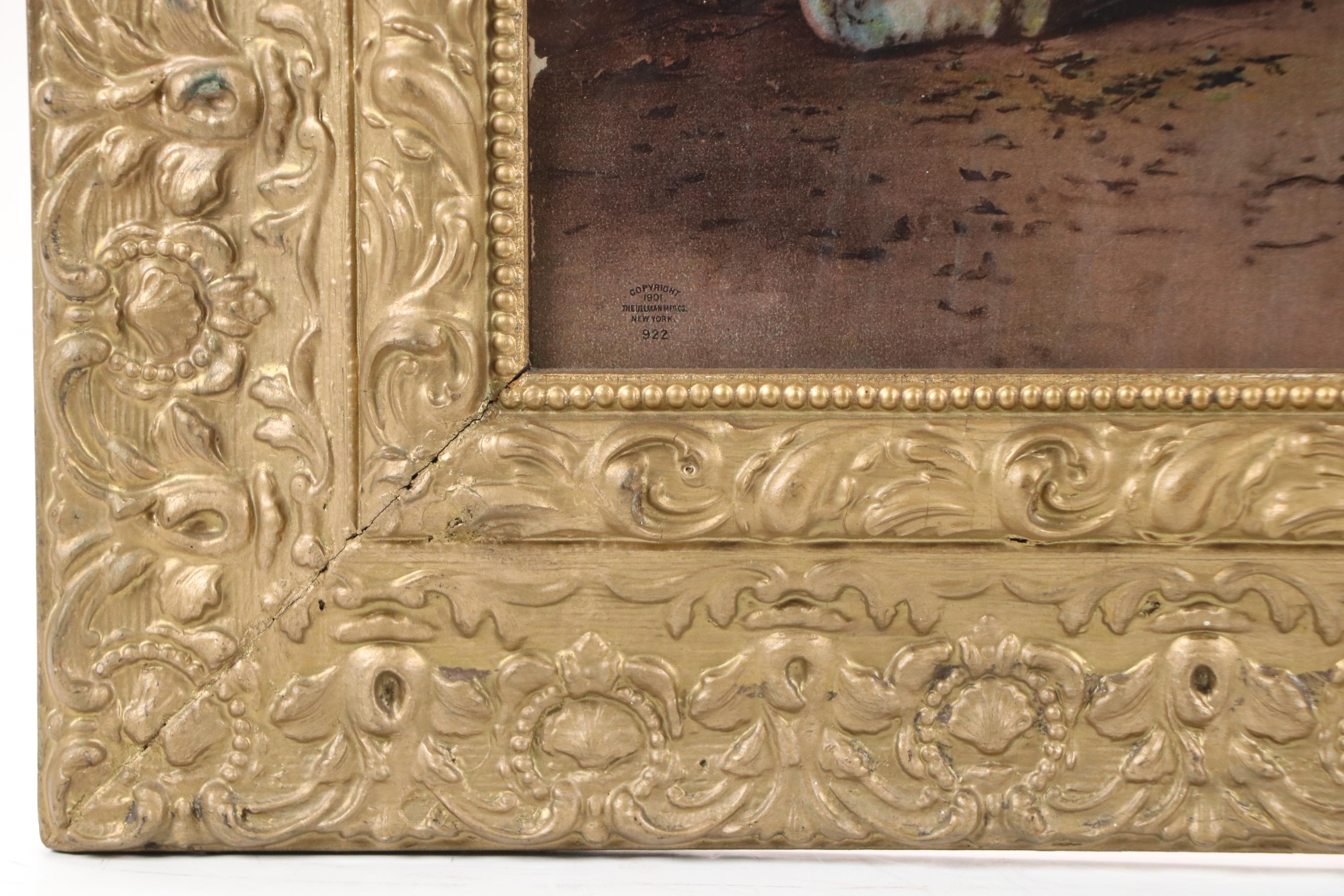 Victorian Relief Halftones Depicting Family Scenes, Circa 1901