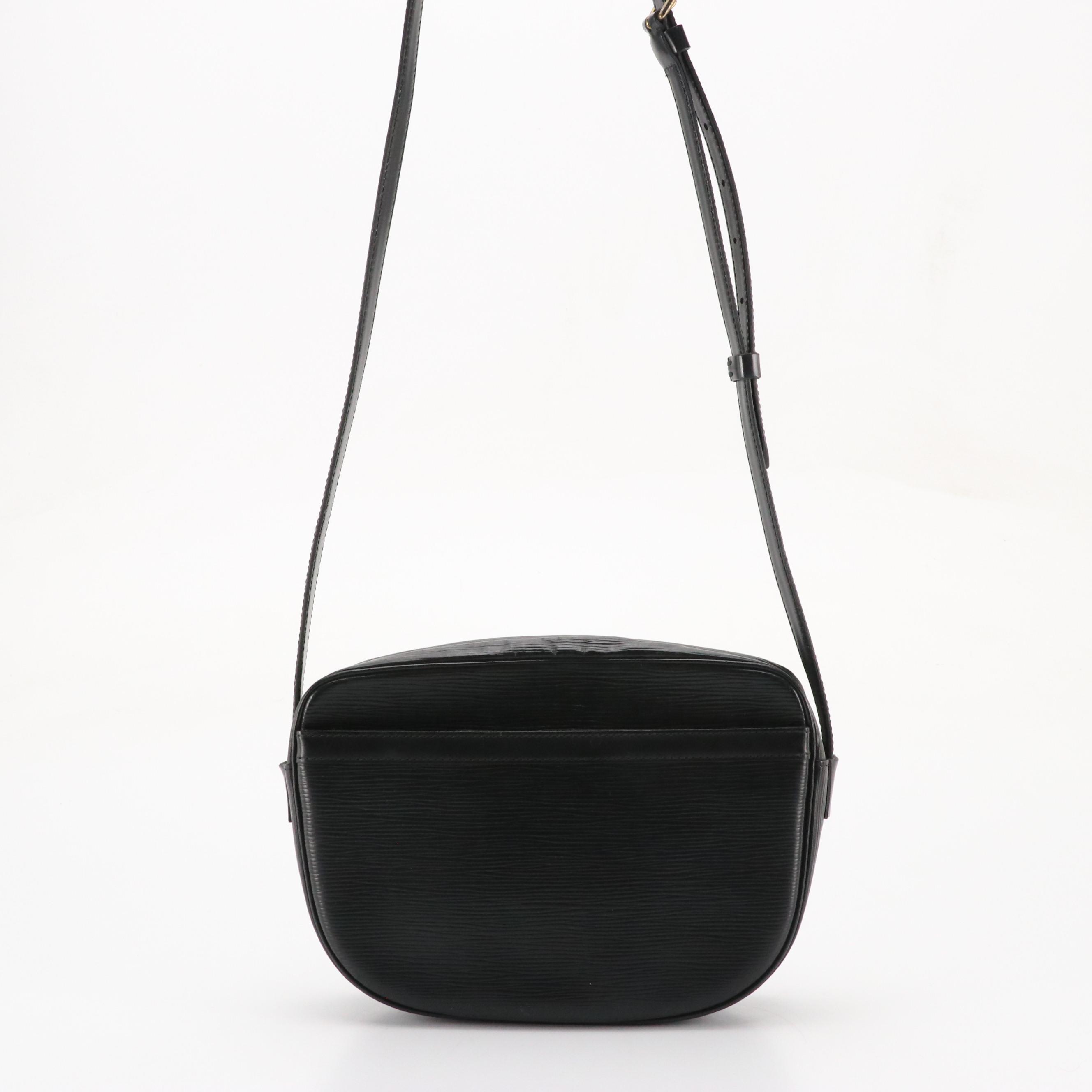 Louis Vuitton Jeune Fille Crossbody Bag in Black Epi Leather