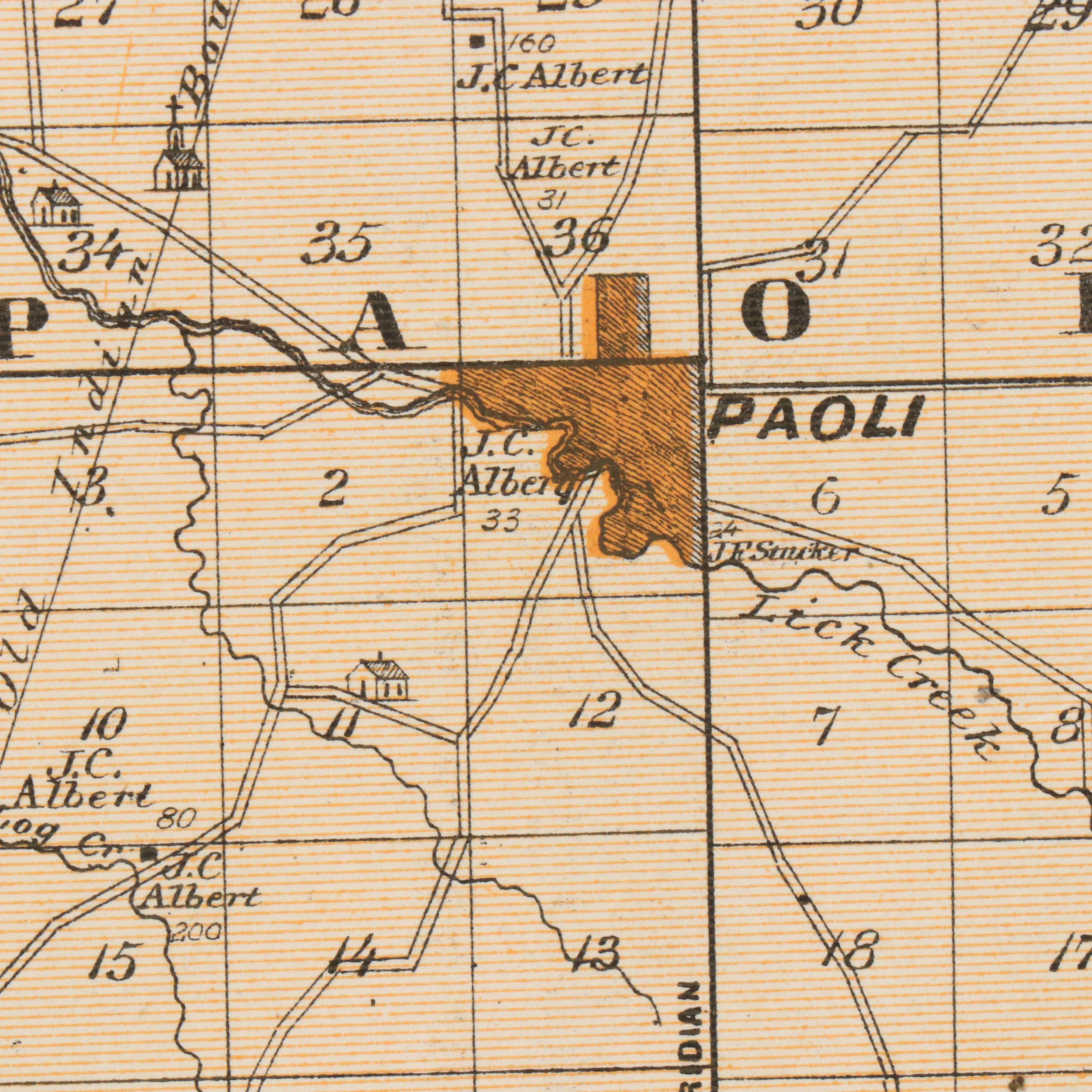 Alfred Theodore Andreas Wax Engraving "Map of Orange County" and City Maps, 1876