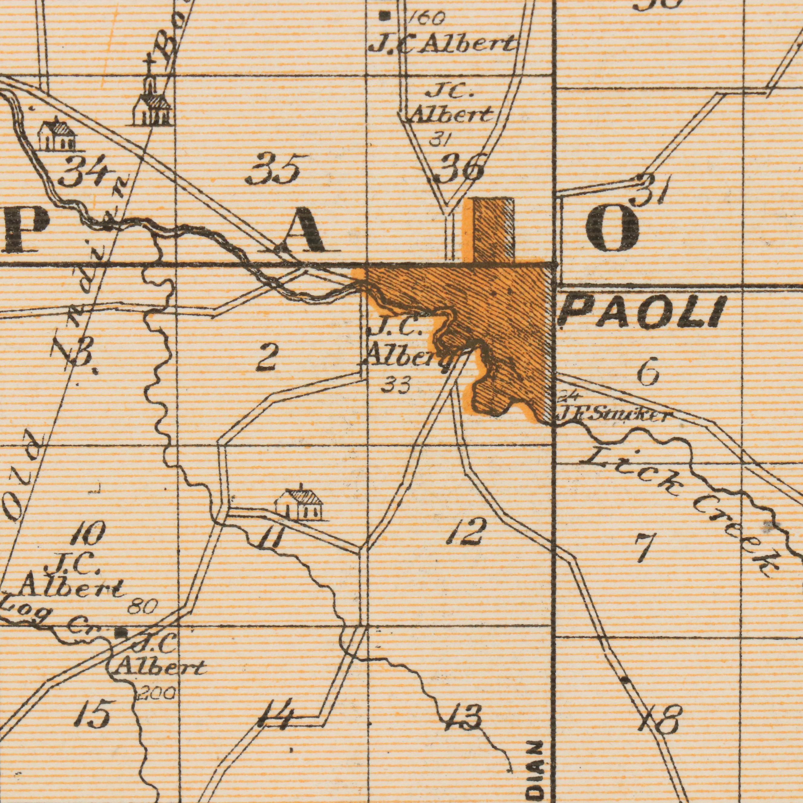 Alfred Theodore Andreas Wax Engraving "Map of Orange County" and City Maps, 1876