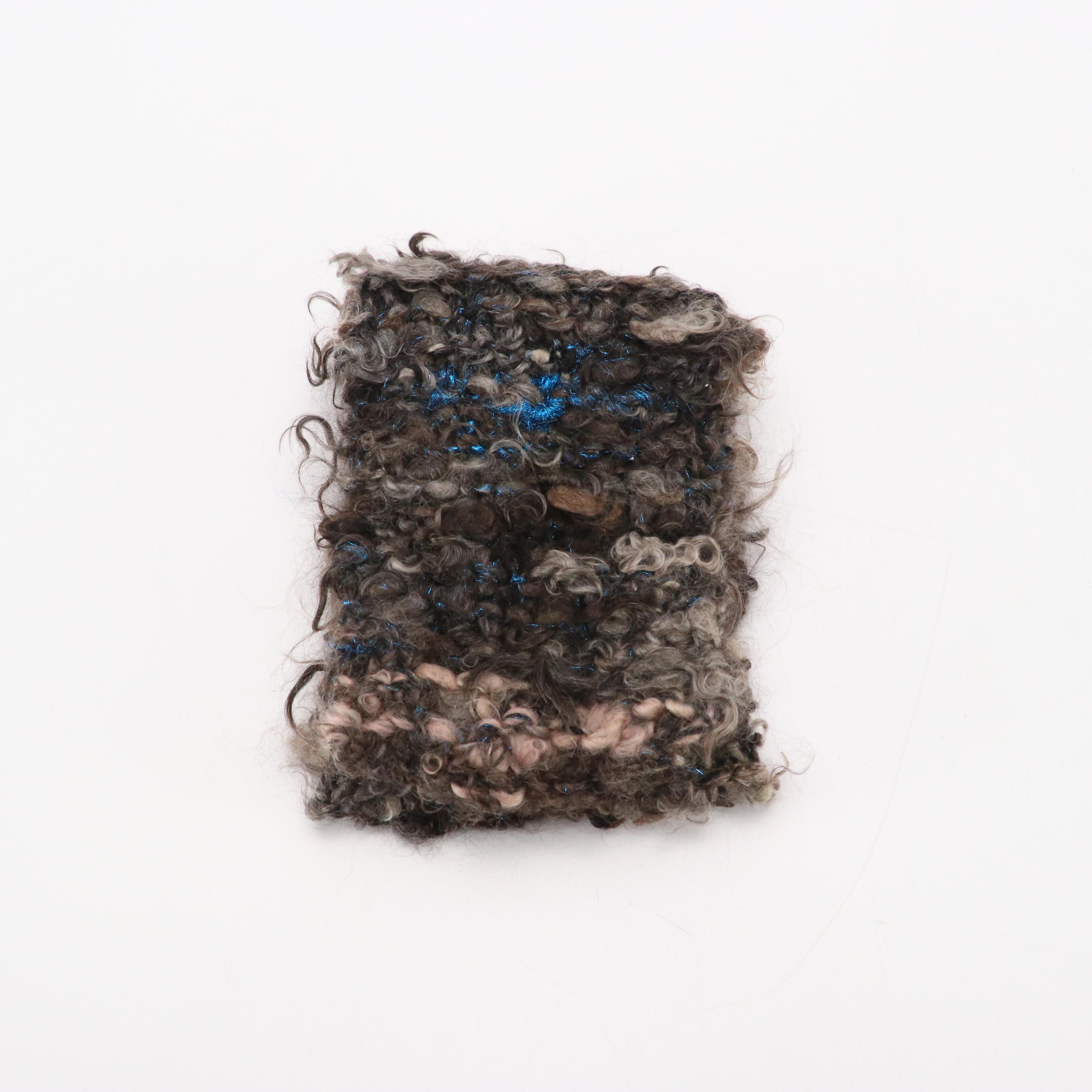 DOSA Woven Wool, Yarn and Metallic Fiber Scarf