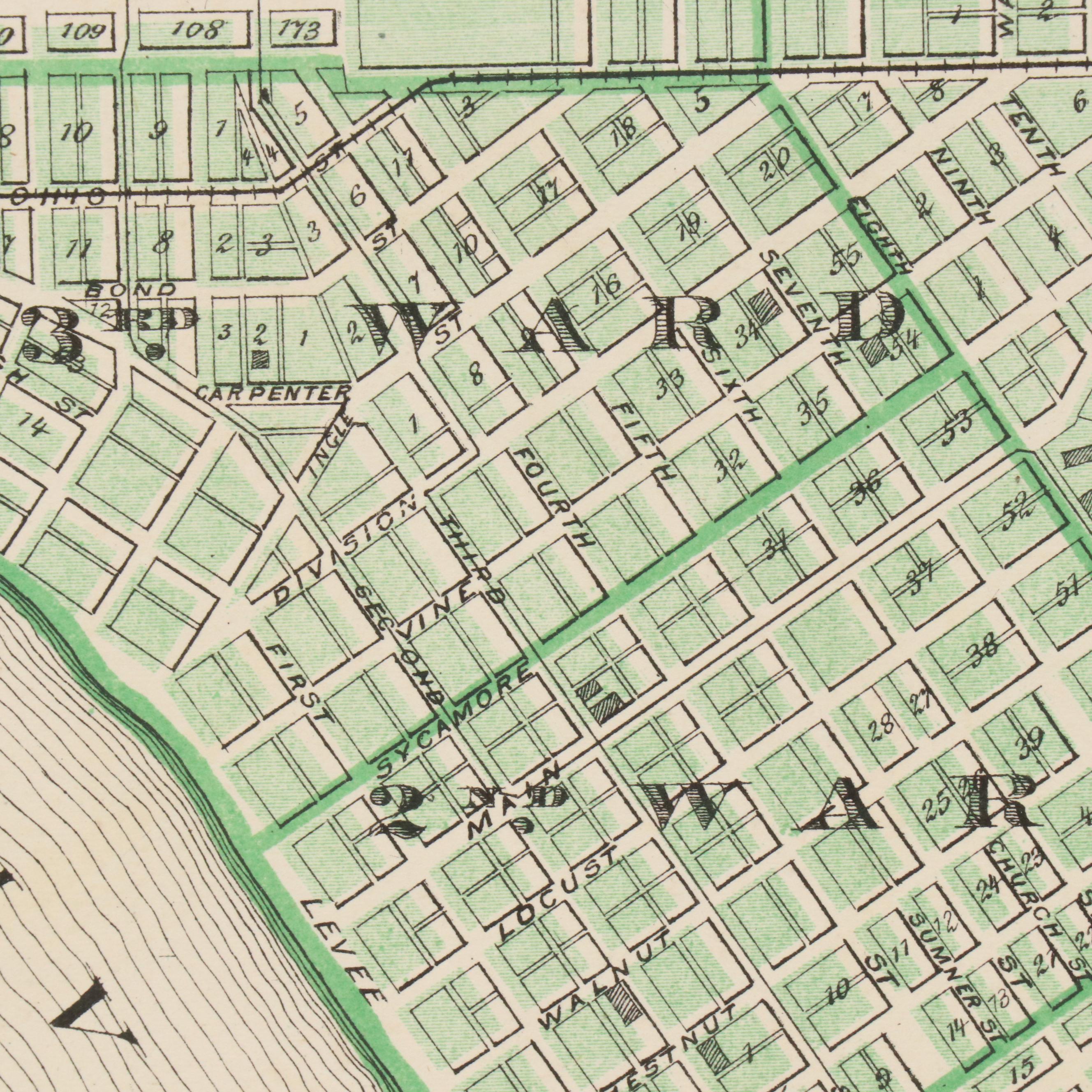 A. T. Andreas Wax Engraving "Map of Vanderburgh County" and City Maps, 1876