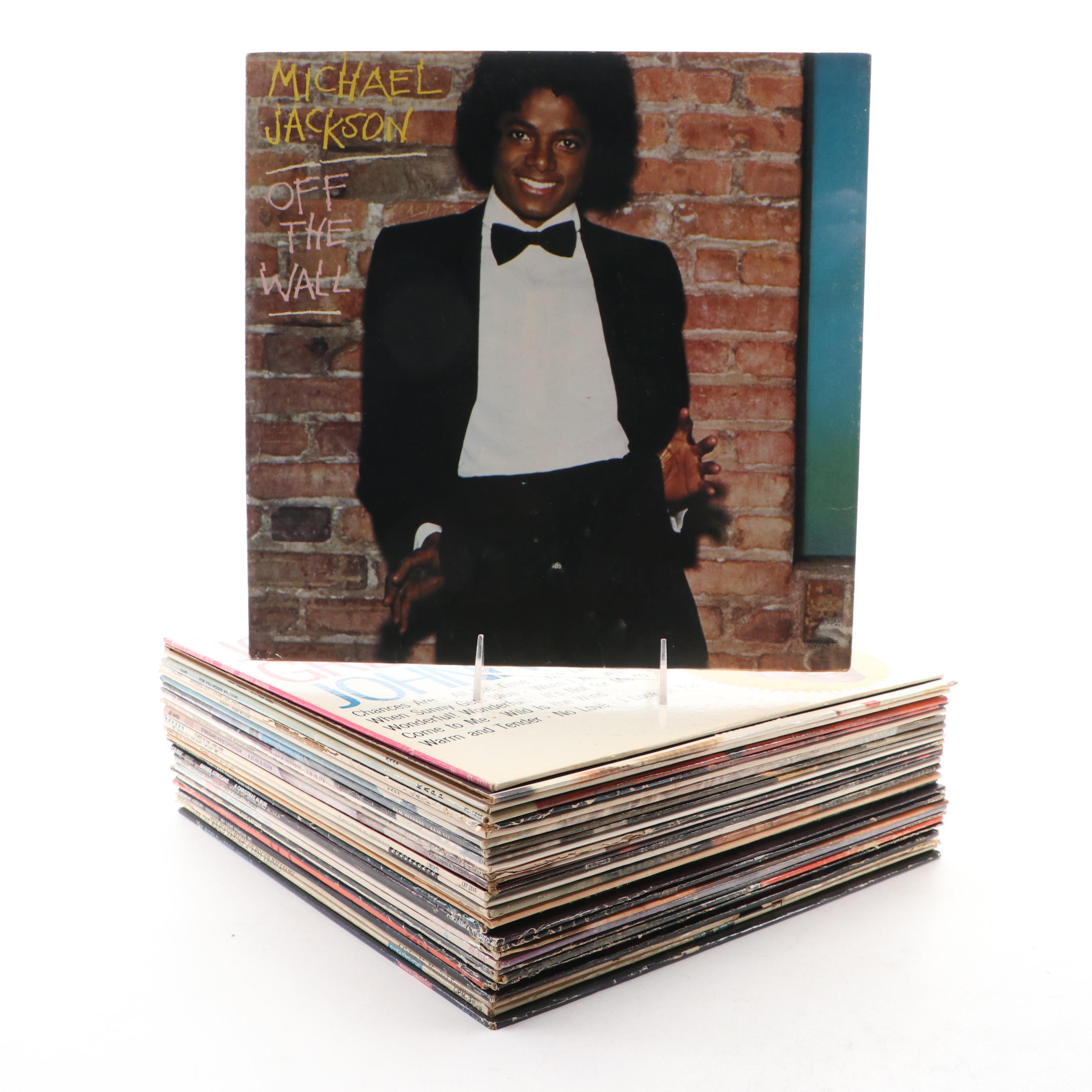 Michael Jackson, Barbra Streisand, Andy Williams and More Vinyl Record Albums