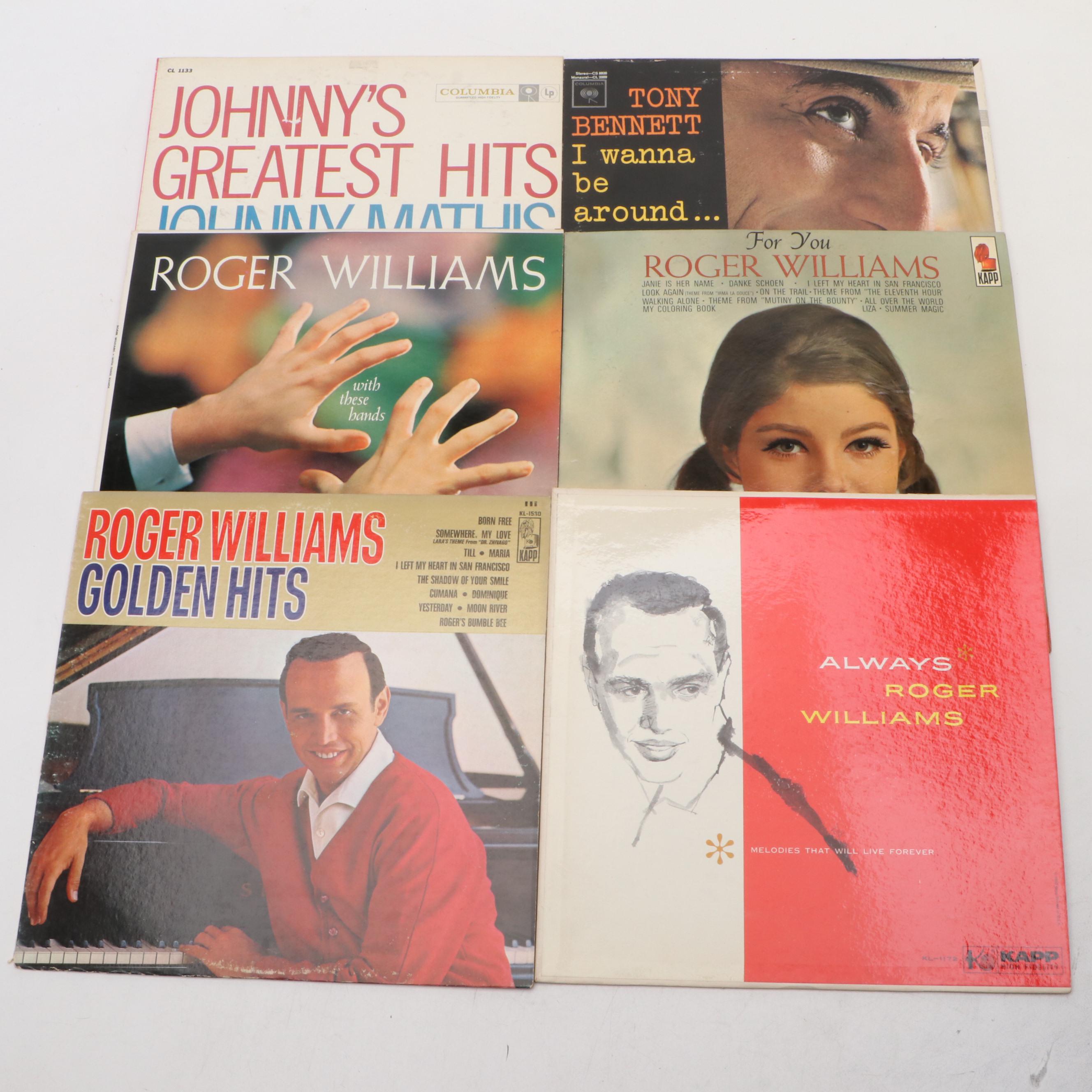 Michael Jackson, Barbra Streisand, Andy Williams and More Vinyl Record Albums